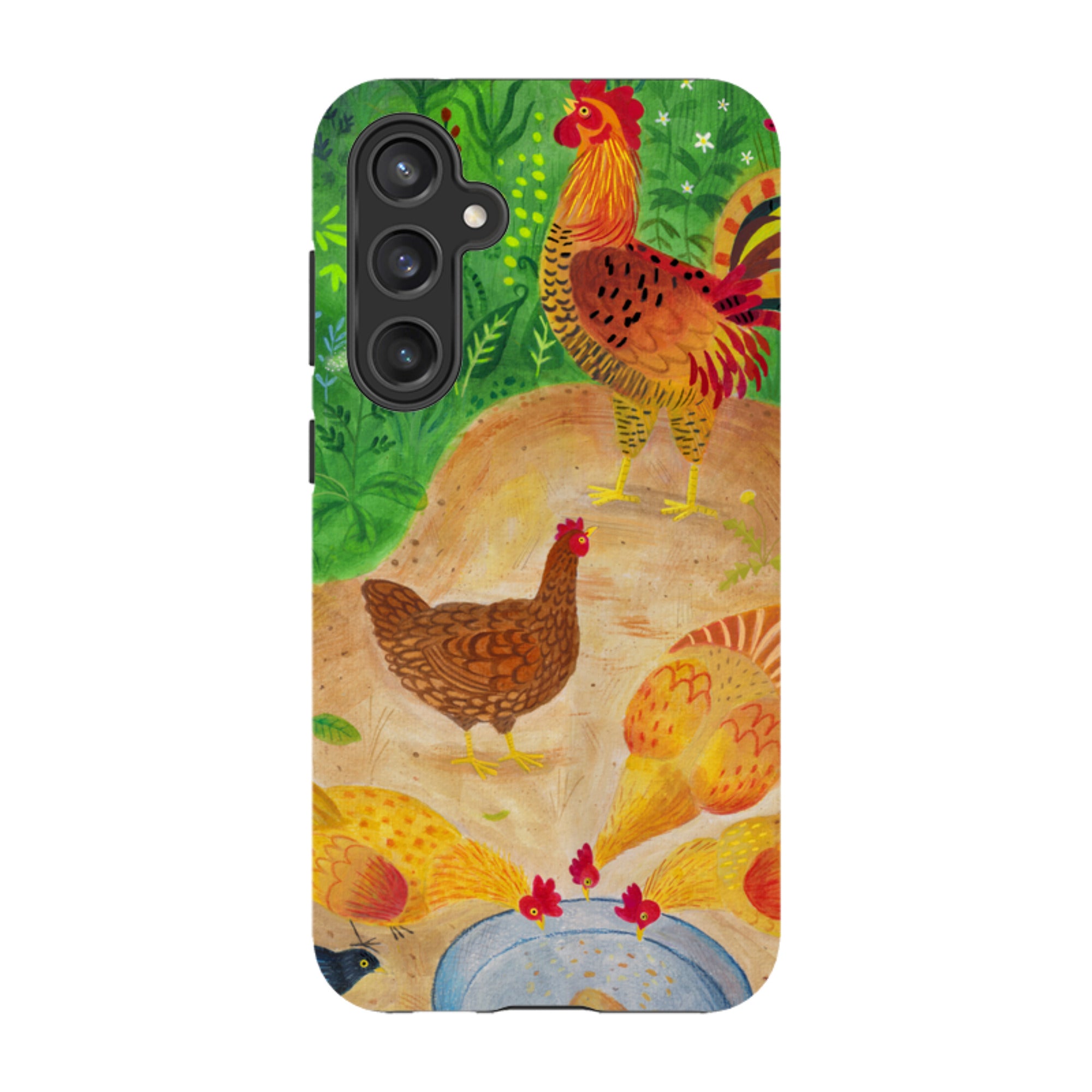 Samsung Tough Case - Chickens By Bex Parkin