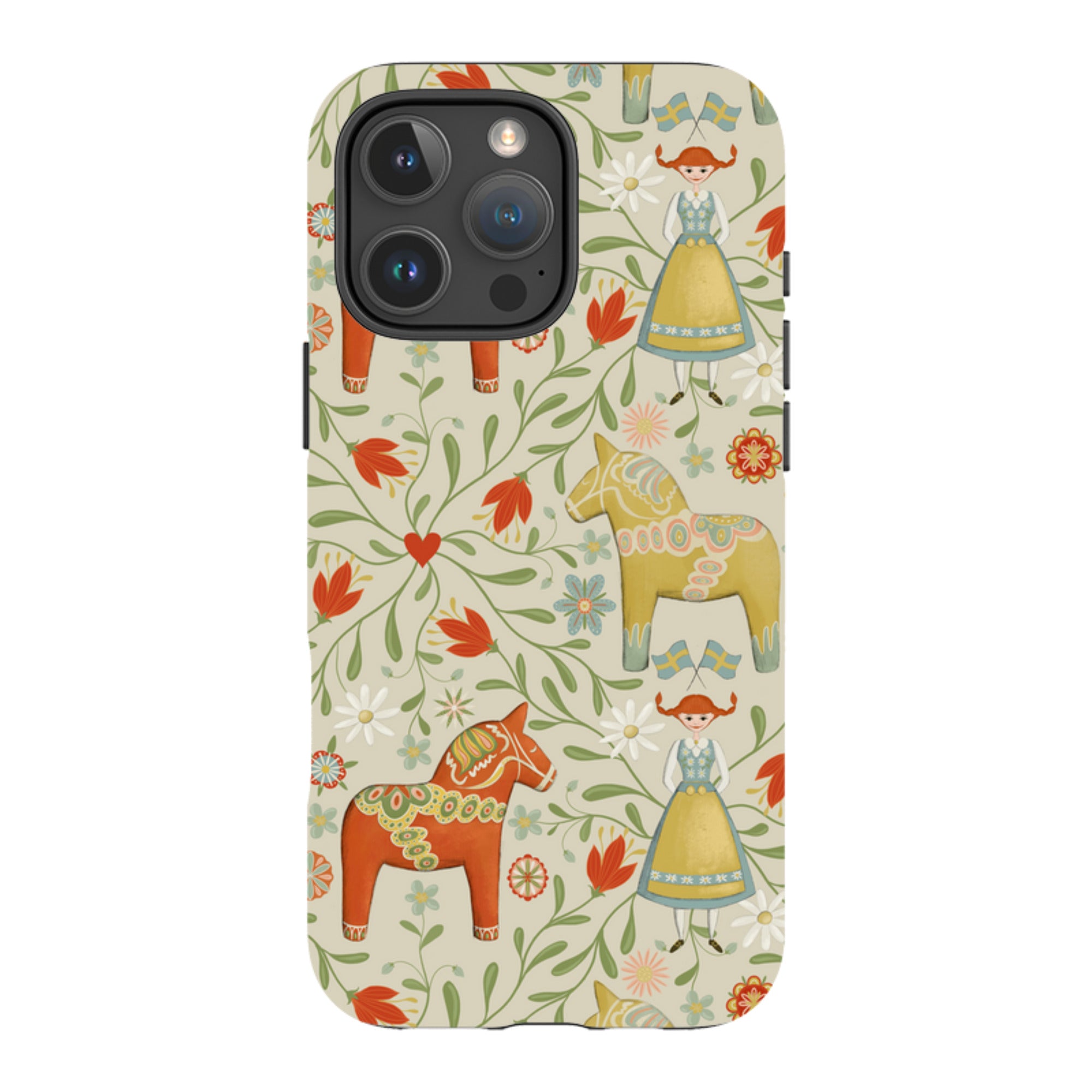 iPhone Case - Dala Horse By Maja Lindberg