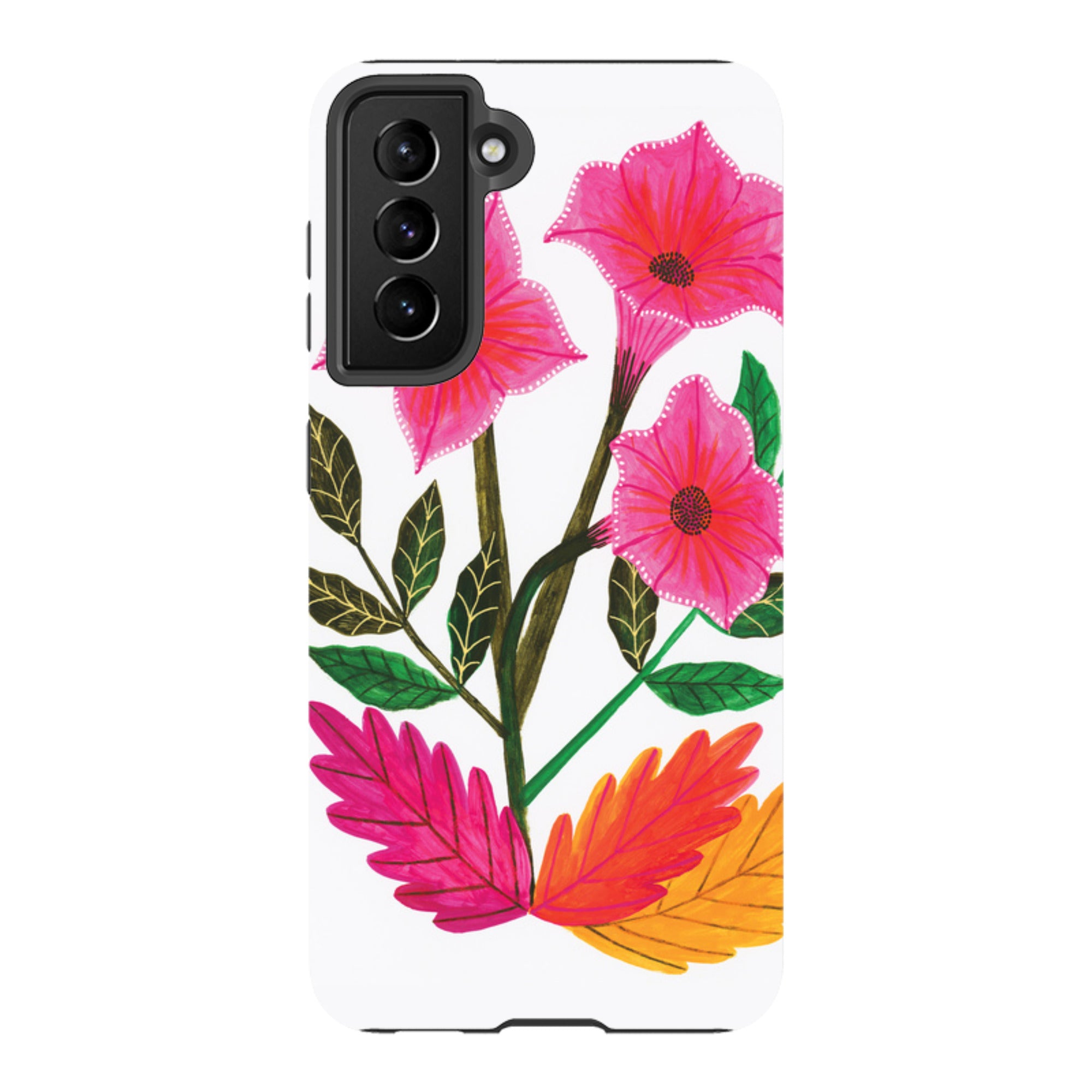 Samsung Tough Case - Trumpet Flowers By Lee Foster Wilson