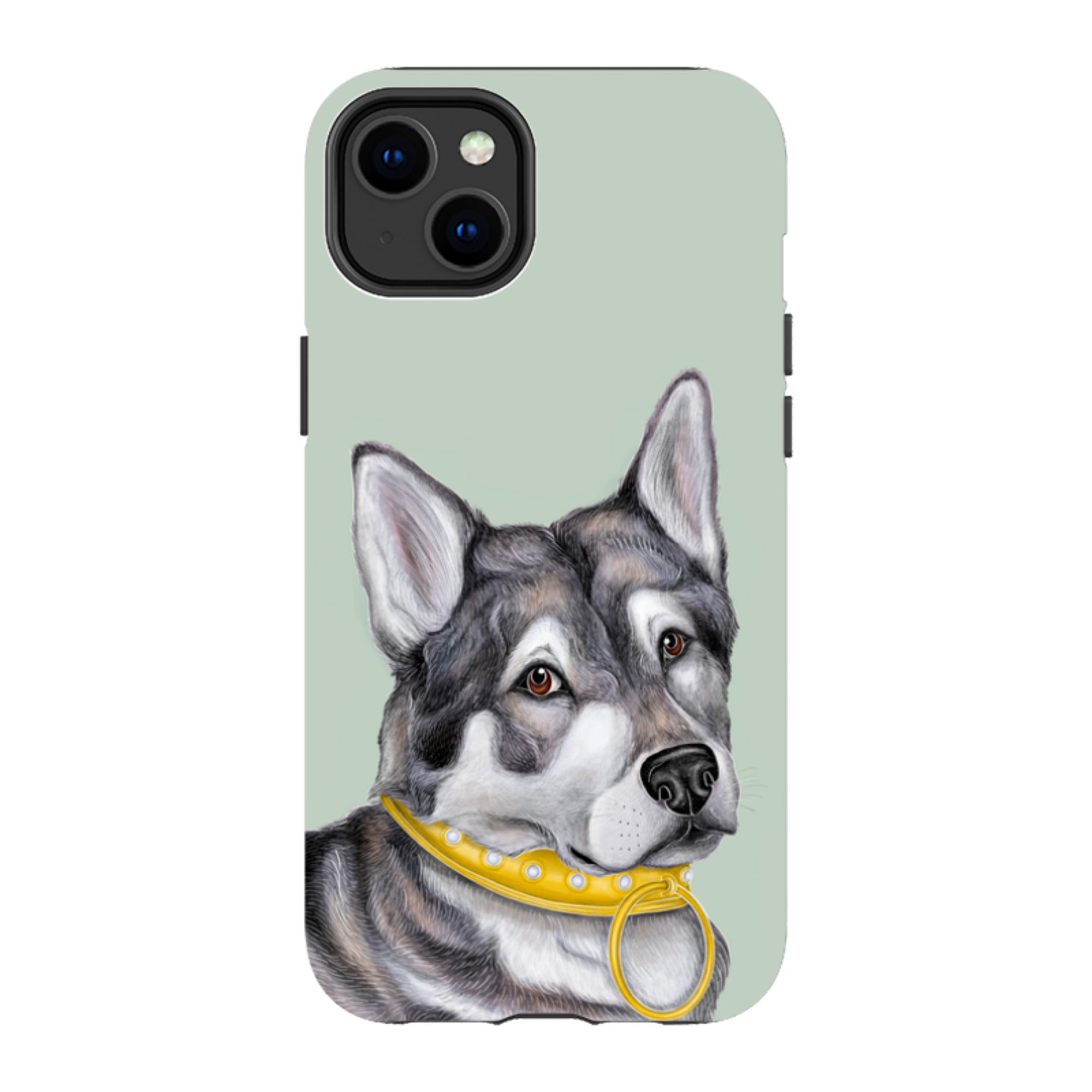 iPhone MagSafe Tough Case - Huskey By Catherine Rowe