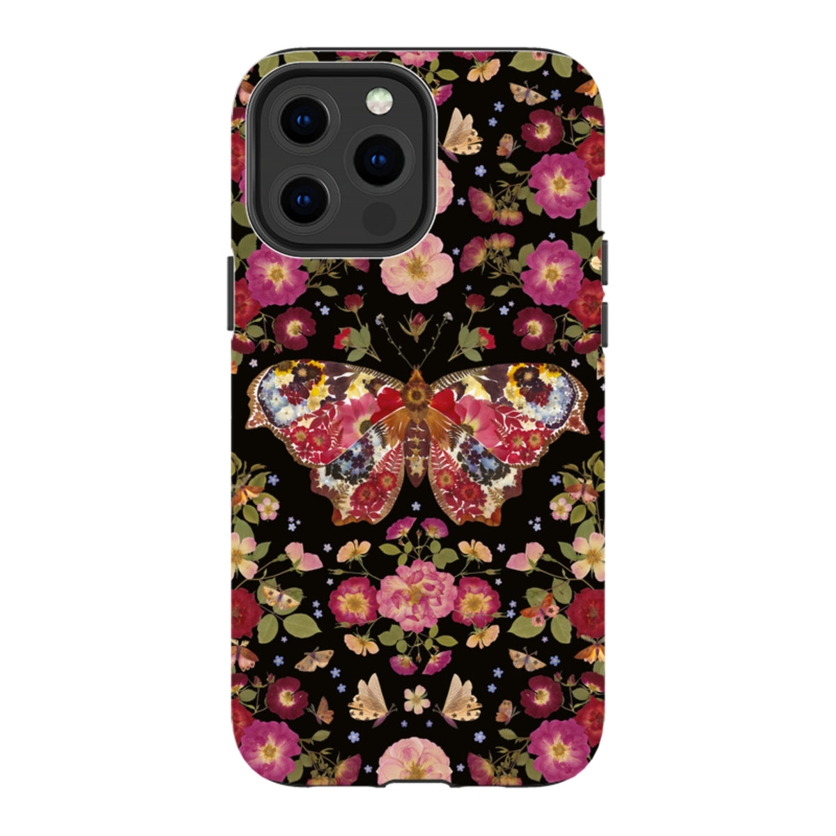 iPhone Tough Case - Midnight Butterfly By Helen Ahpornsiri