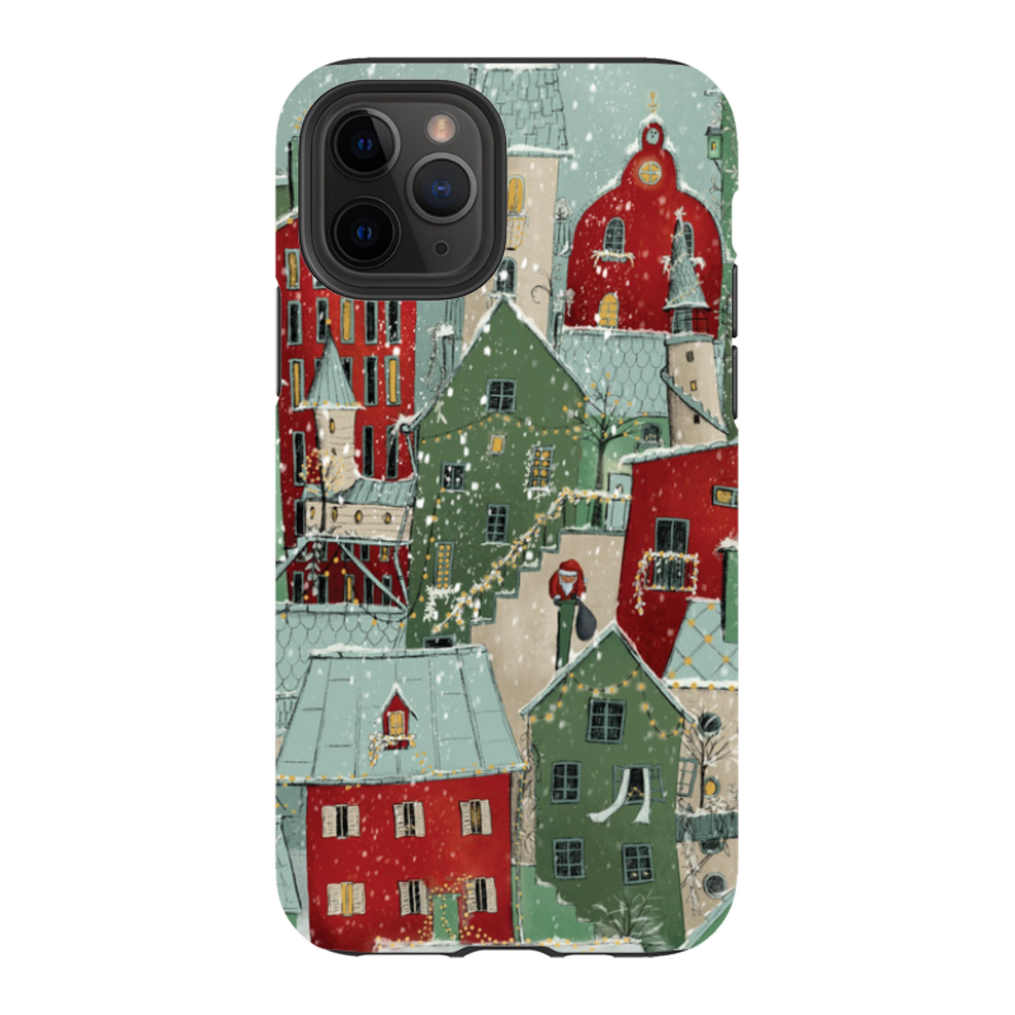 iPhone Tough Case - Citywinkles Red By Maja Lindberg