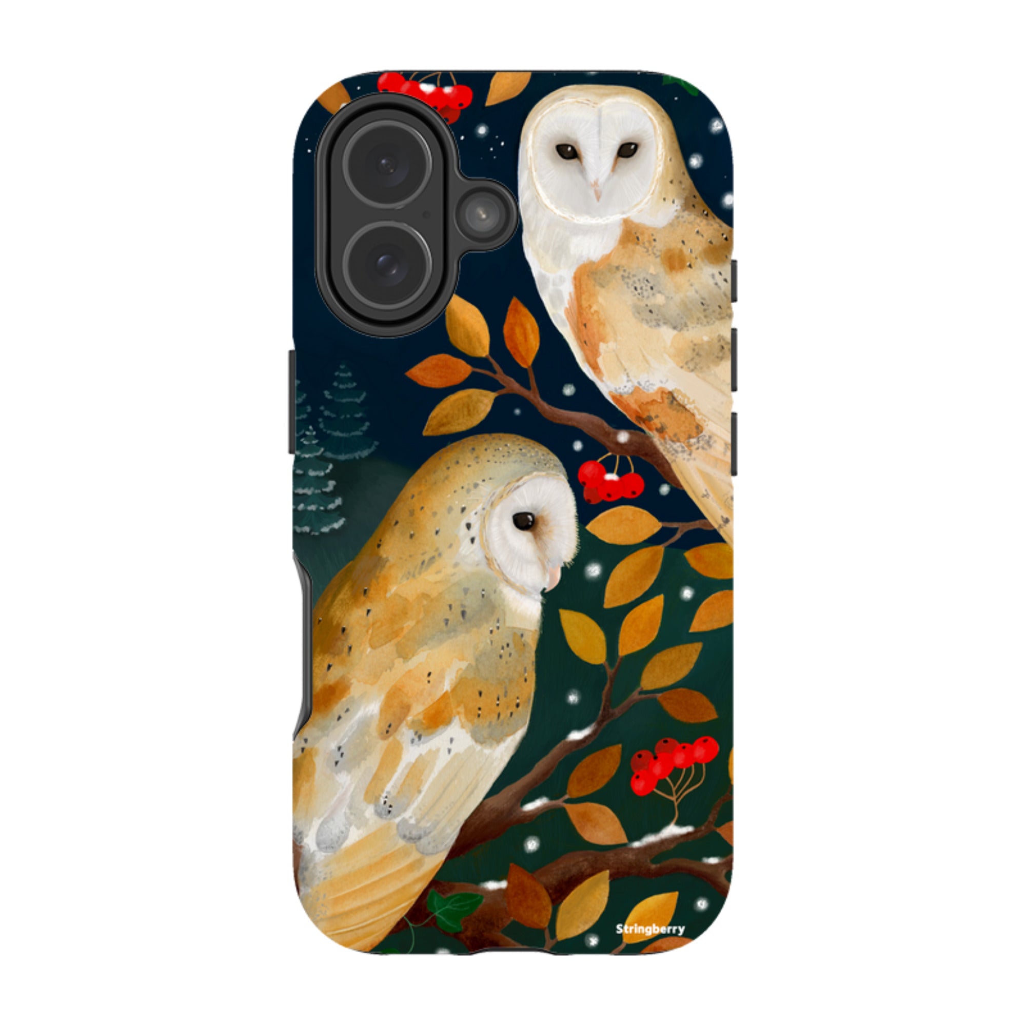 iPhone Tough Case - Autumn Owls By Bex Parkin
