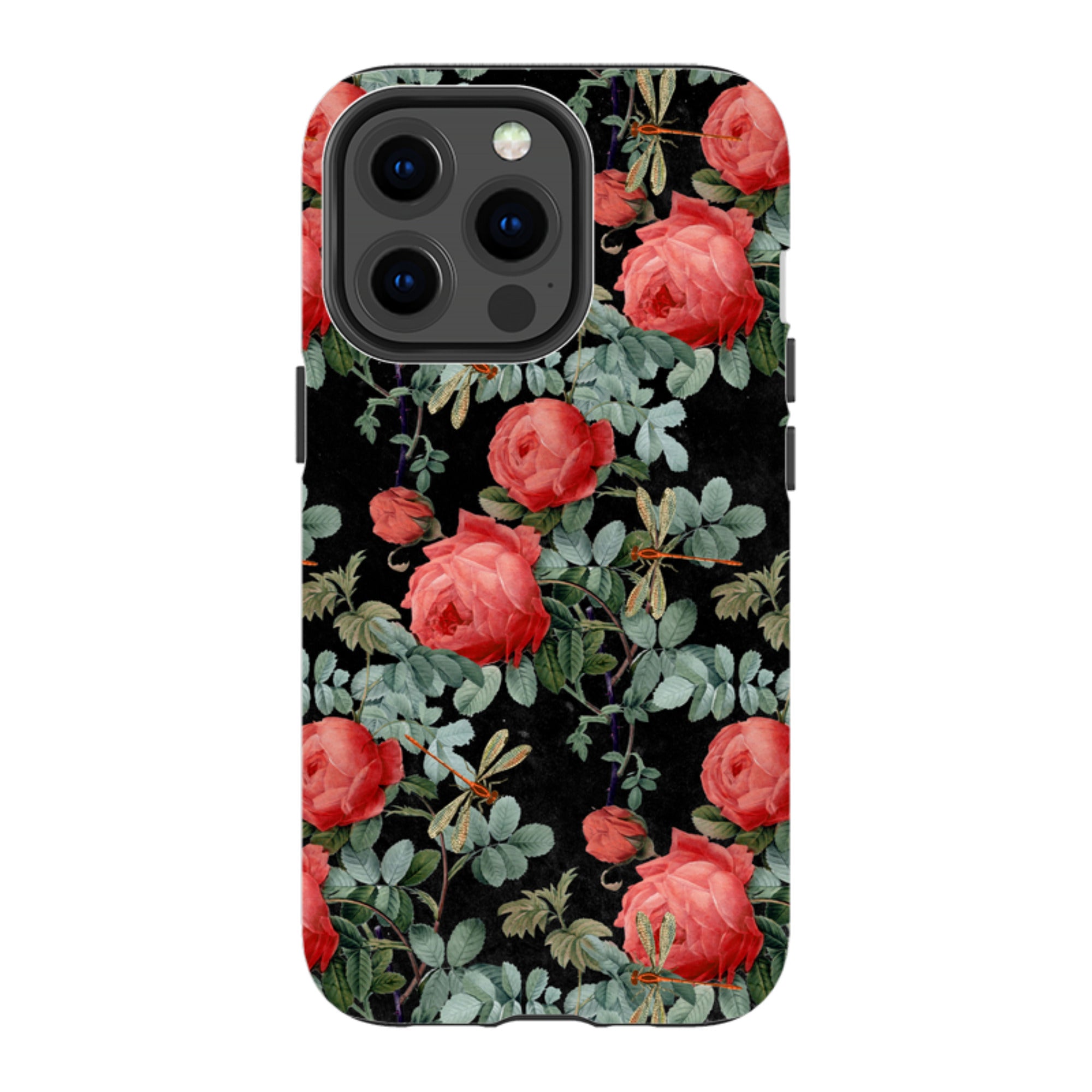 iPhone Tough Case - Dragons And Roses