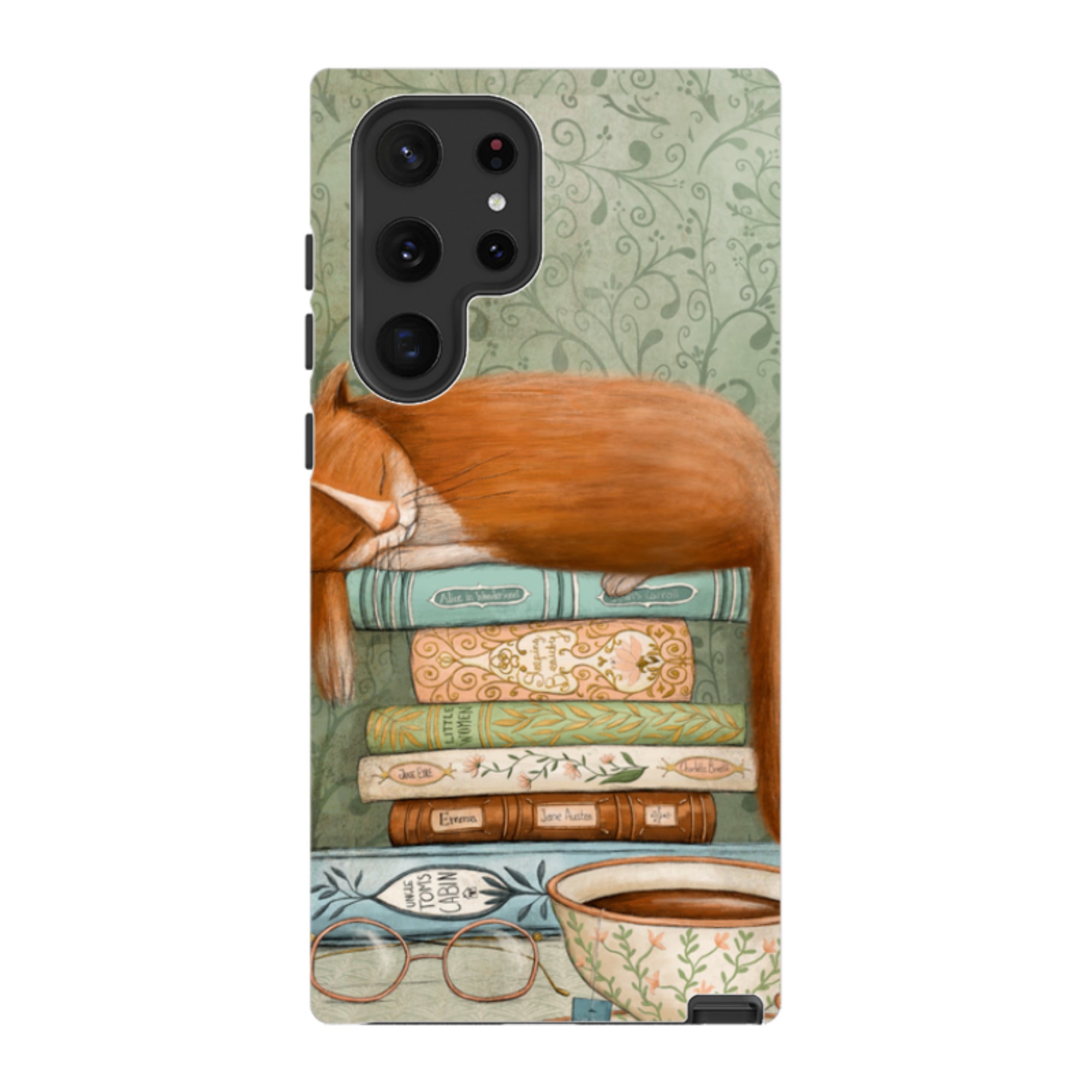 Samsung Tough Case - Cats and Books By Maja Lindberg