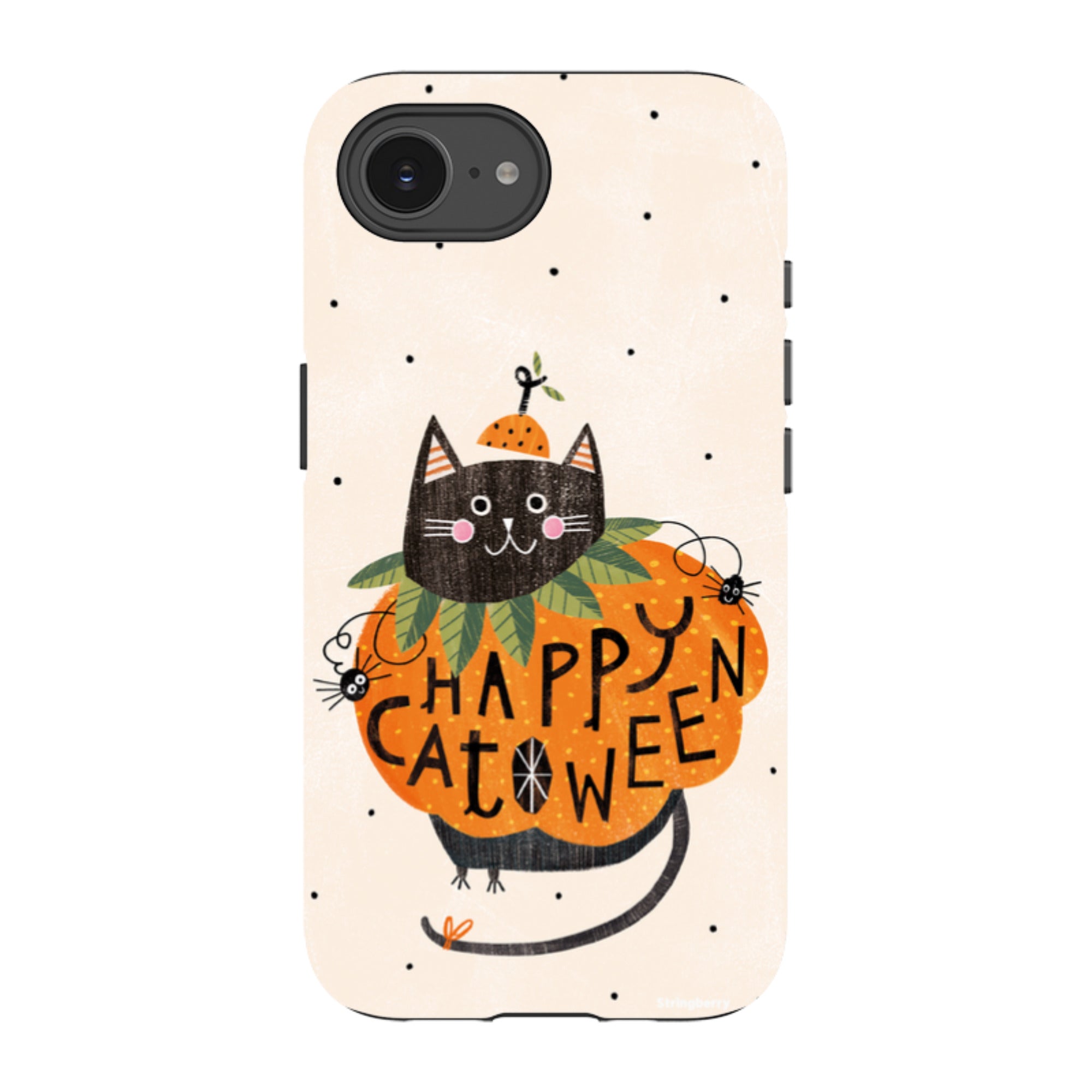 iPhone Tough Case - Pumpkin Cats By Ali Brookes