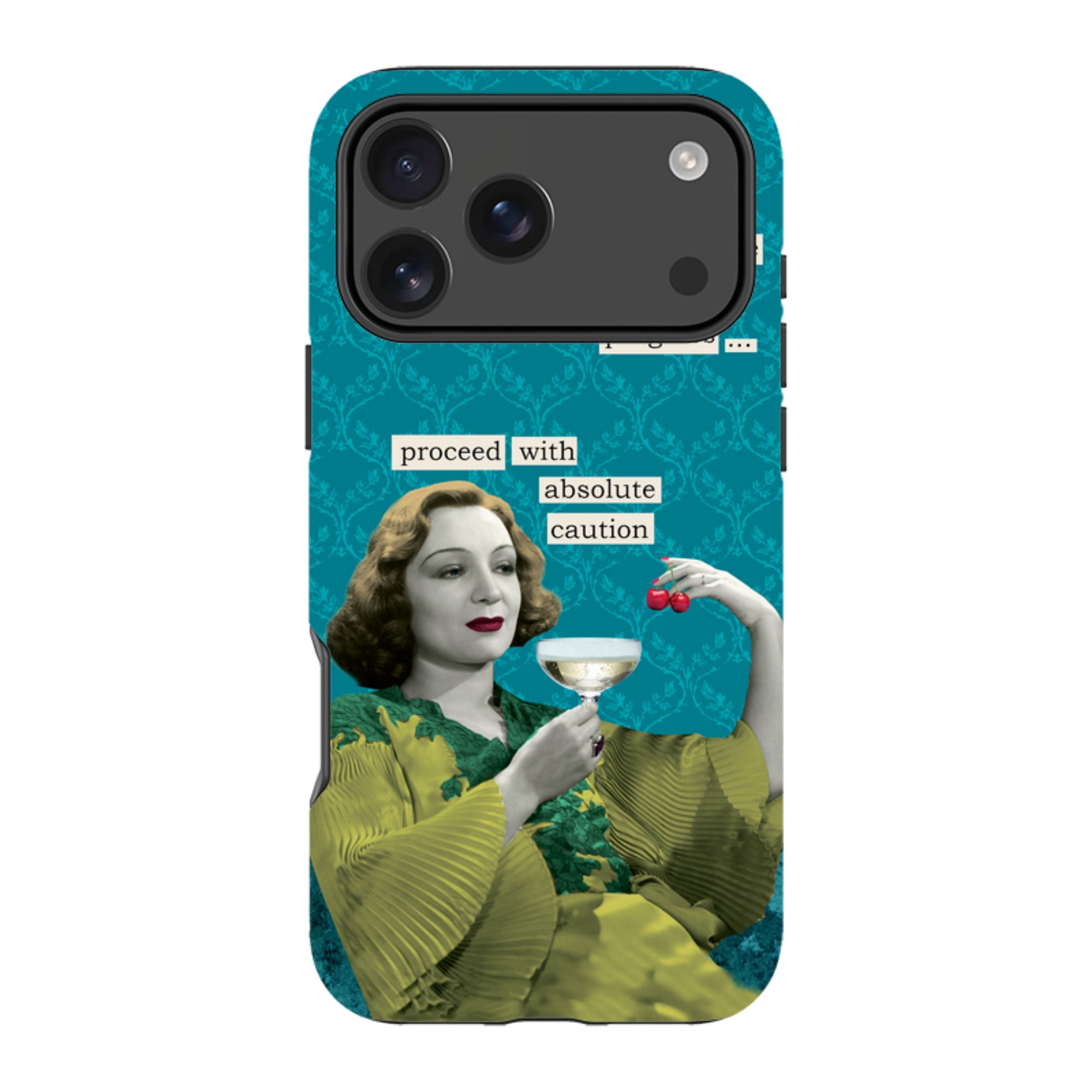 iPhone Tough Case - Menopause In Progress By Clare Jordan