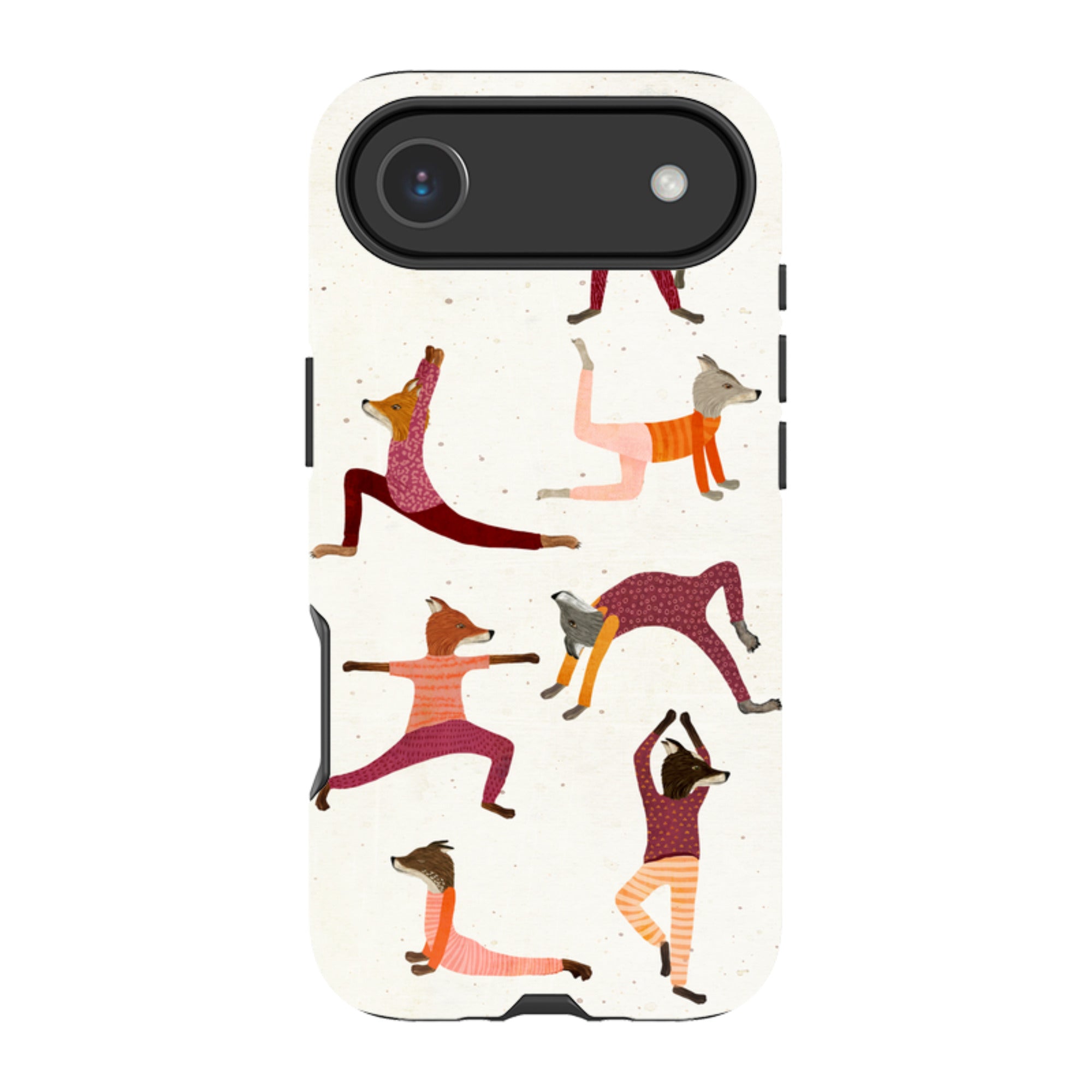 iPhone MagSafe Tough Case - Fox Yoga By Katherine Quinn