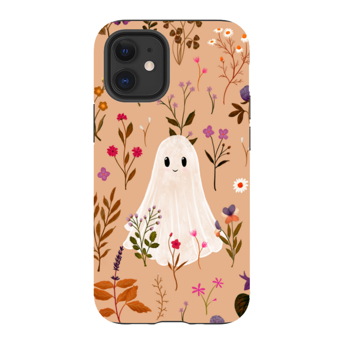 iPhone Tough Case - Ghost in the Garden - Cider Clay Multi By Katherine Quinn