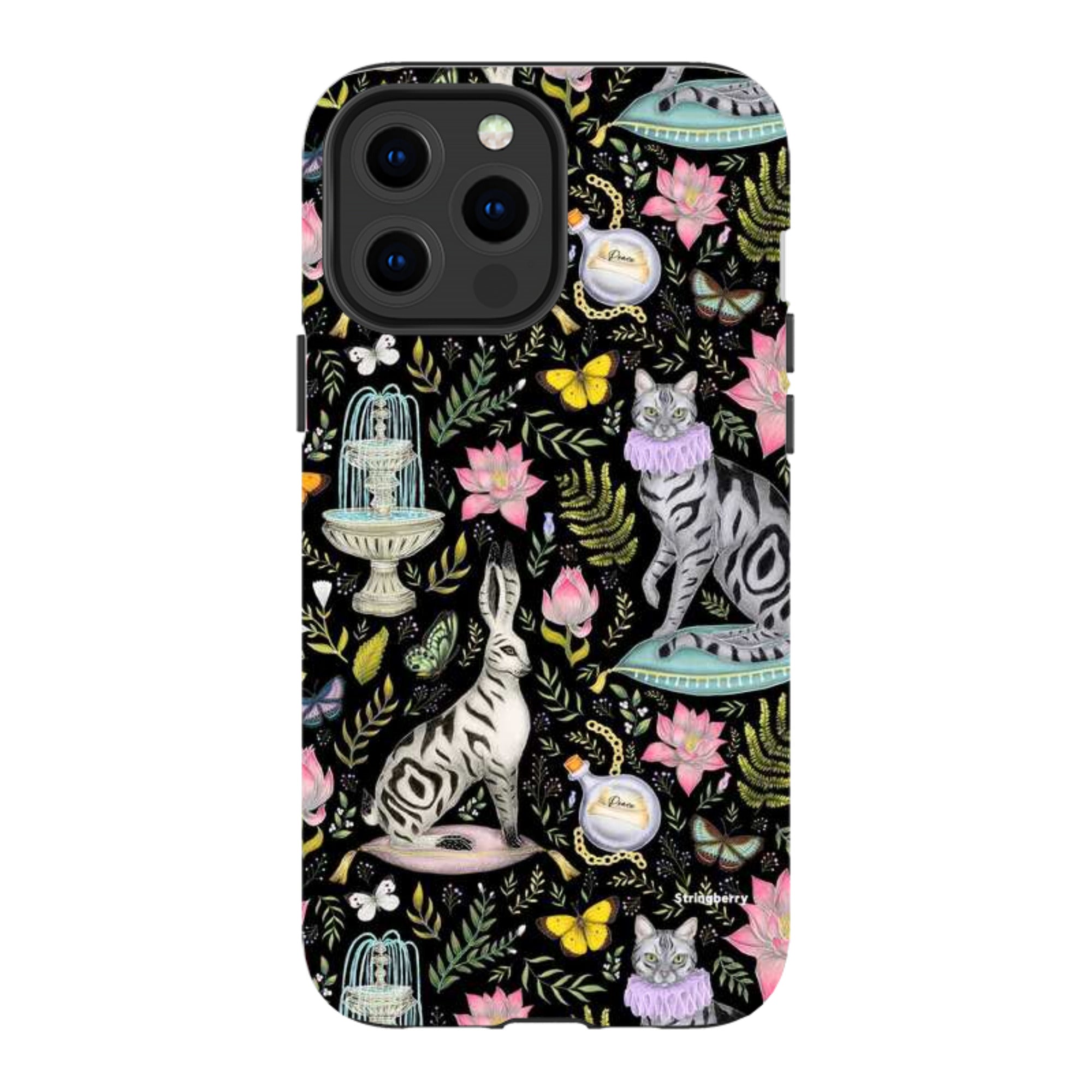 iPhone MagSafe Tough Case - Lotus Garden By Catherine Rowe