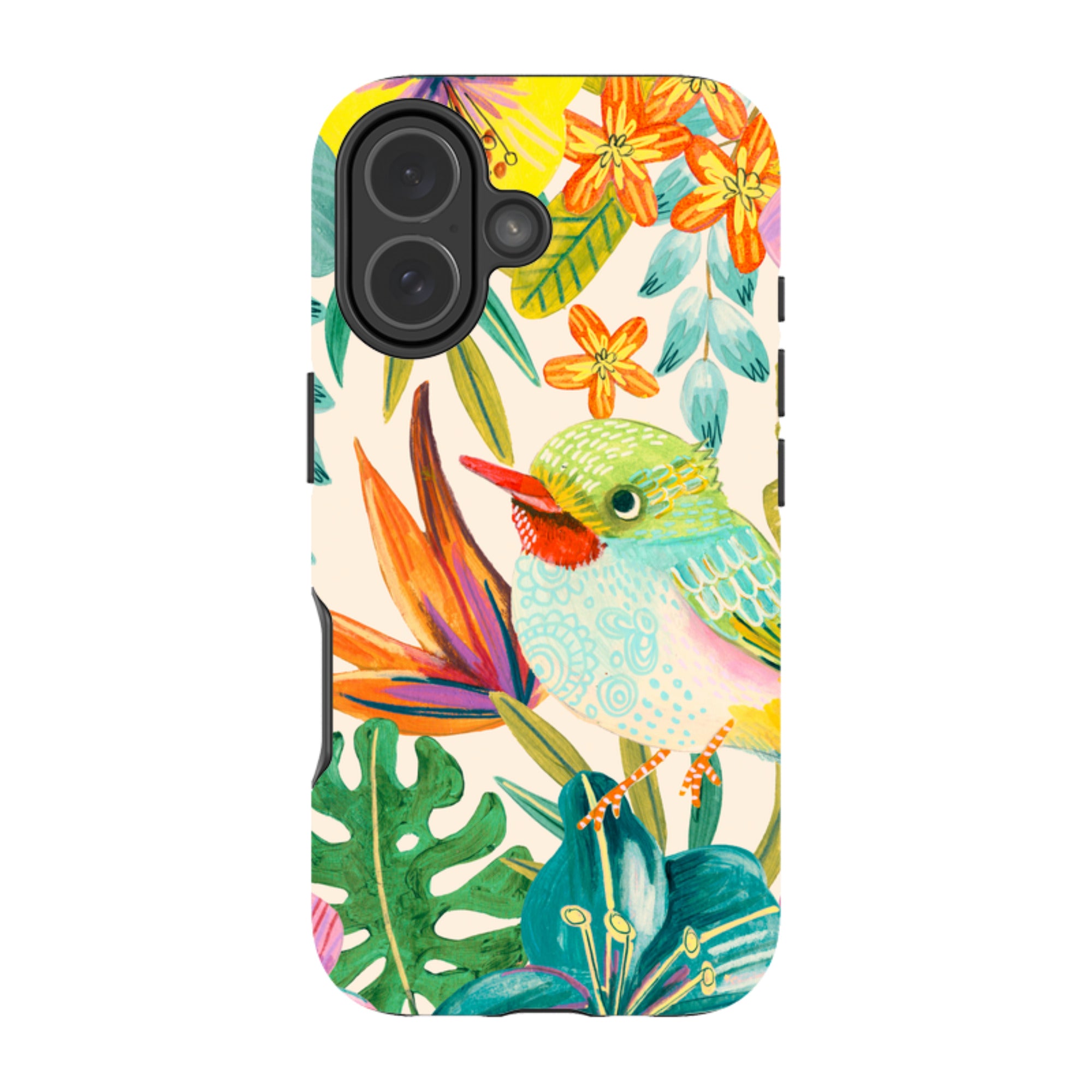 iPhone MagSafe Tough Case -  Tropical Bird II By Caroline Bonne Muller