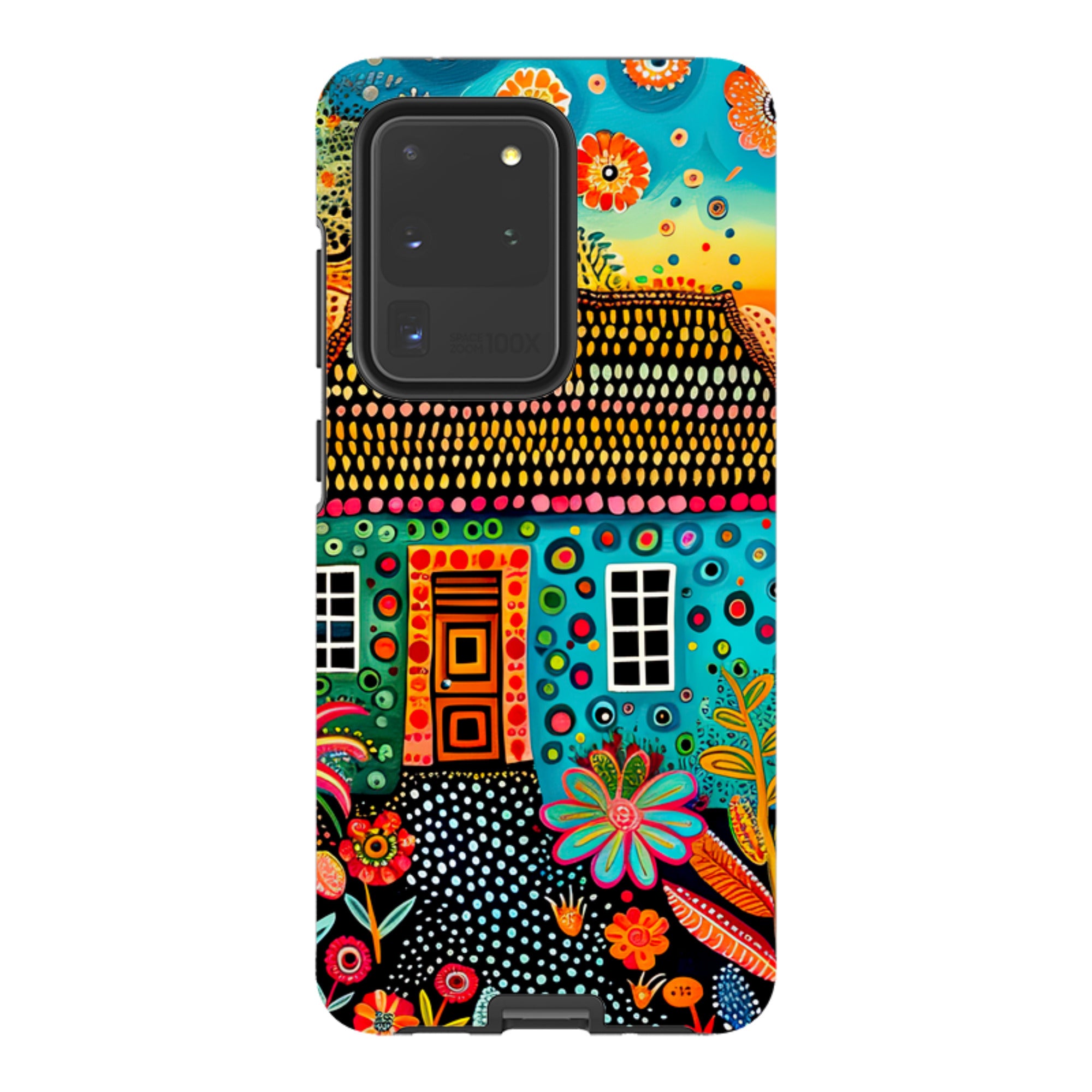 Samsung Tough Case - Folk Art House VII