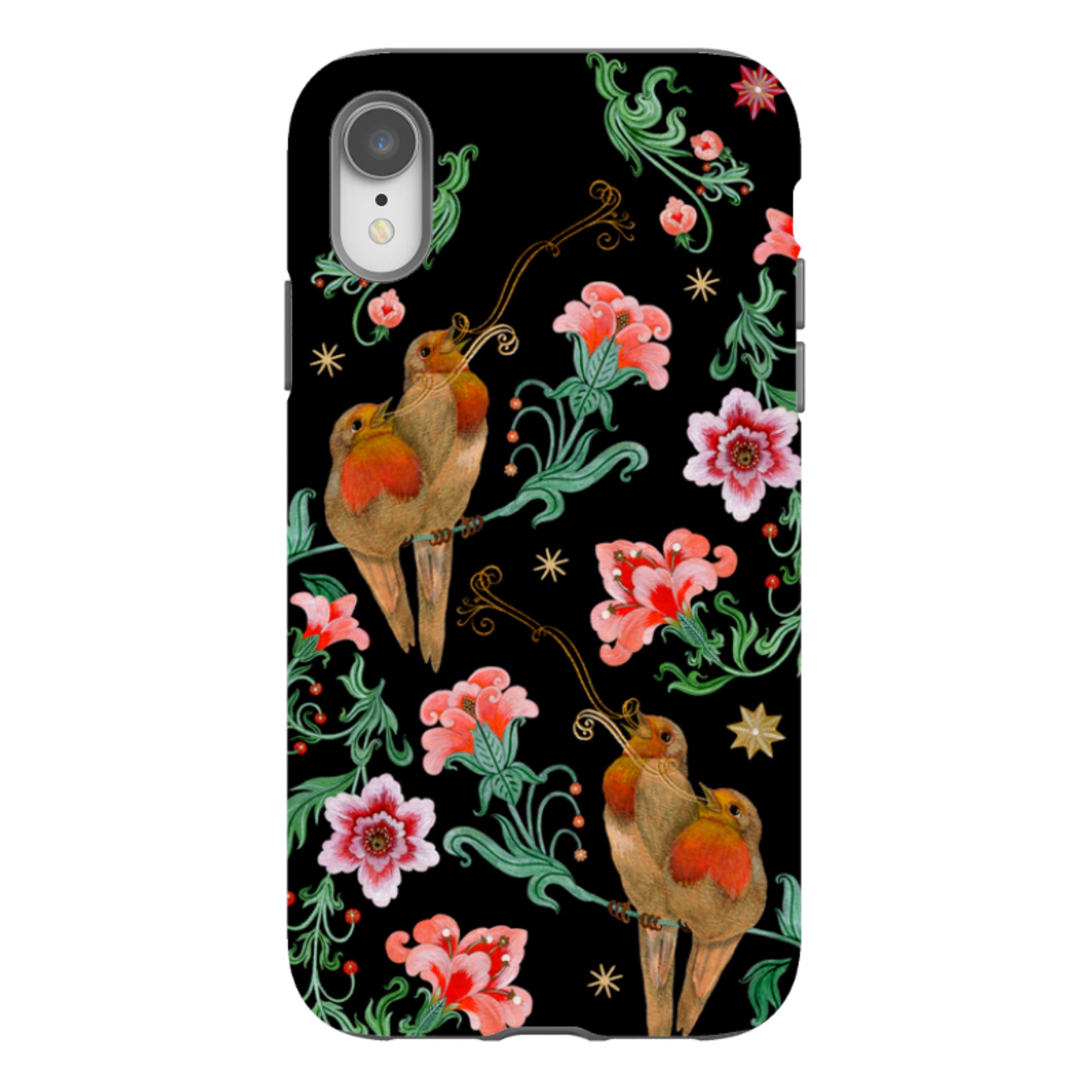 iPhone Tough  Case - Four Calling Birds By Maria Matos