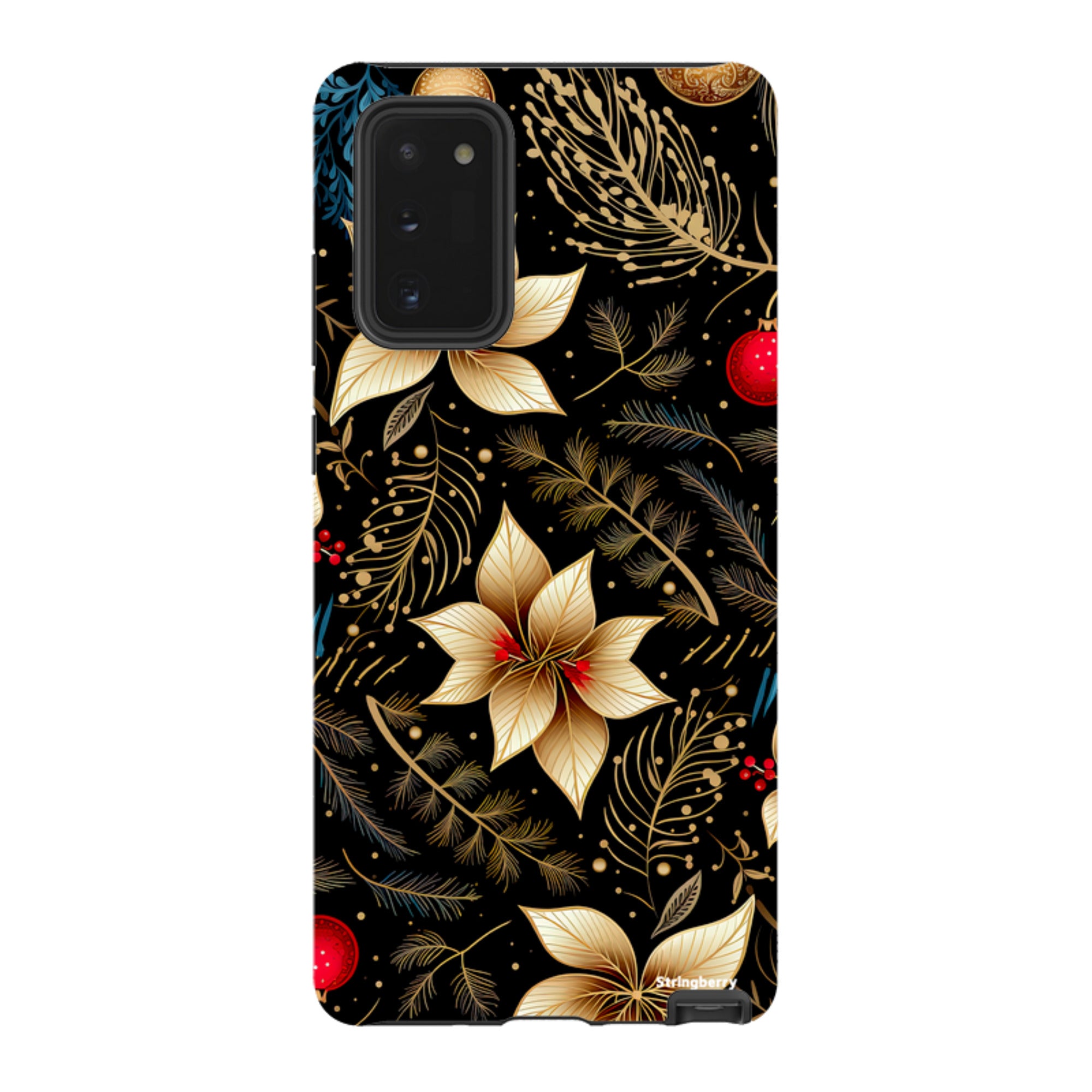 Samsung Tough Case -Golden Winter Floral
