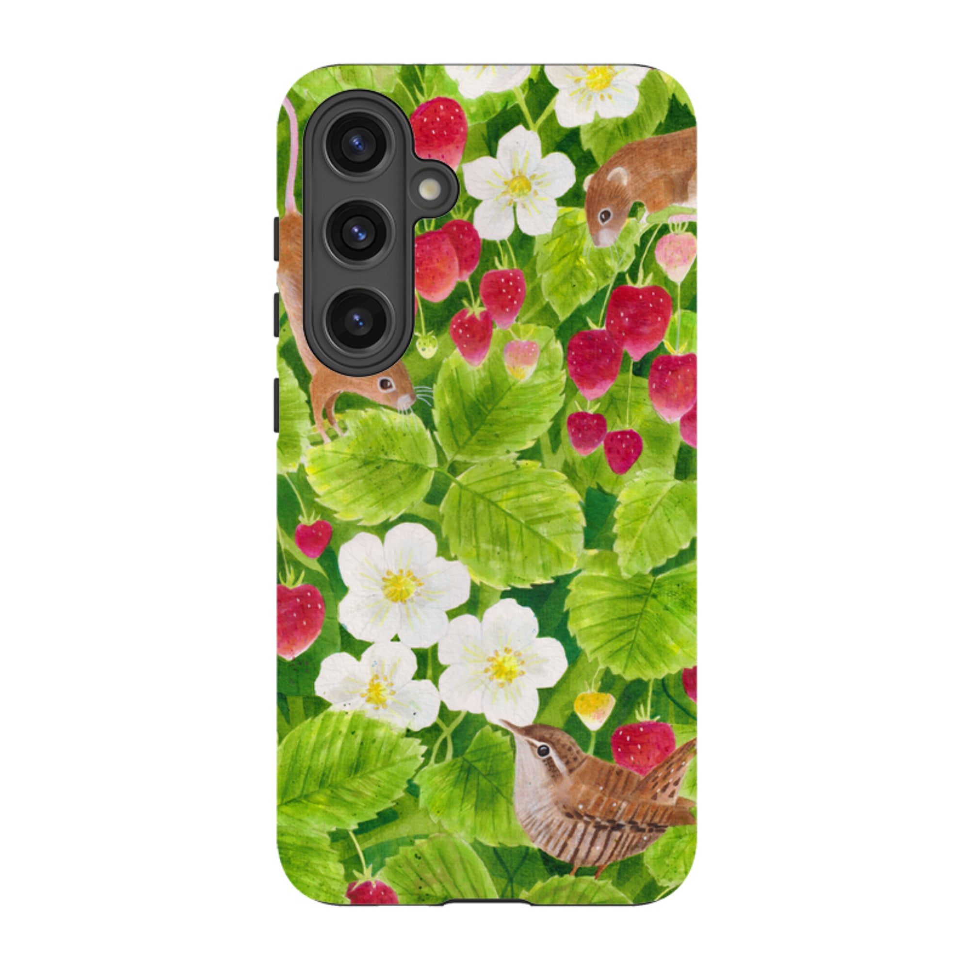 Samsung Tough Case - Strawberry Thieves By Bex Parkin