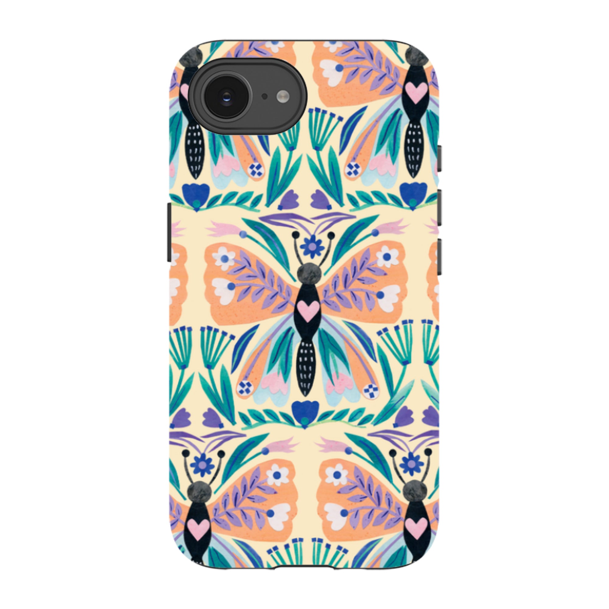 iPhone Tough Case - All Over Butterfly By Tracey English