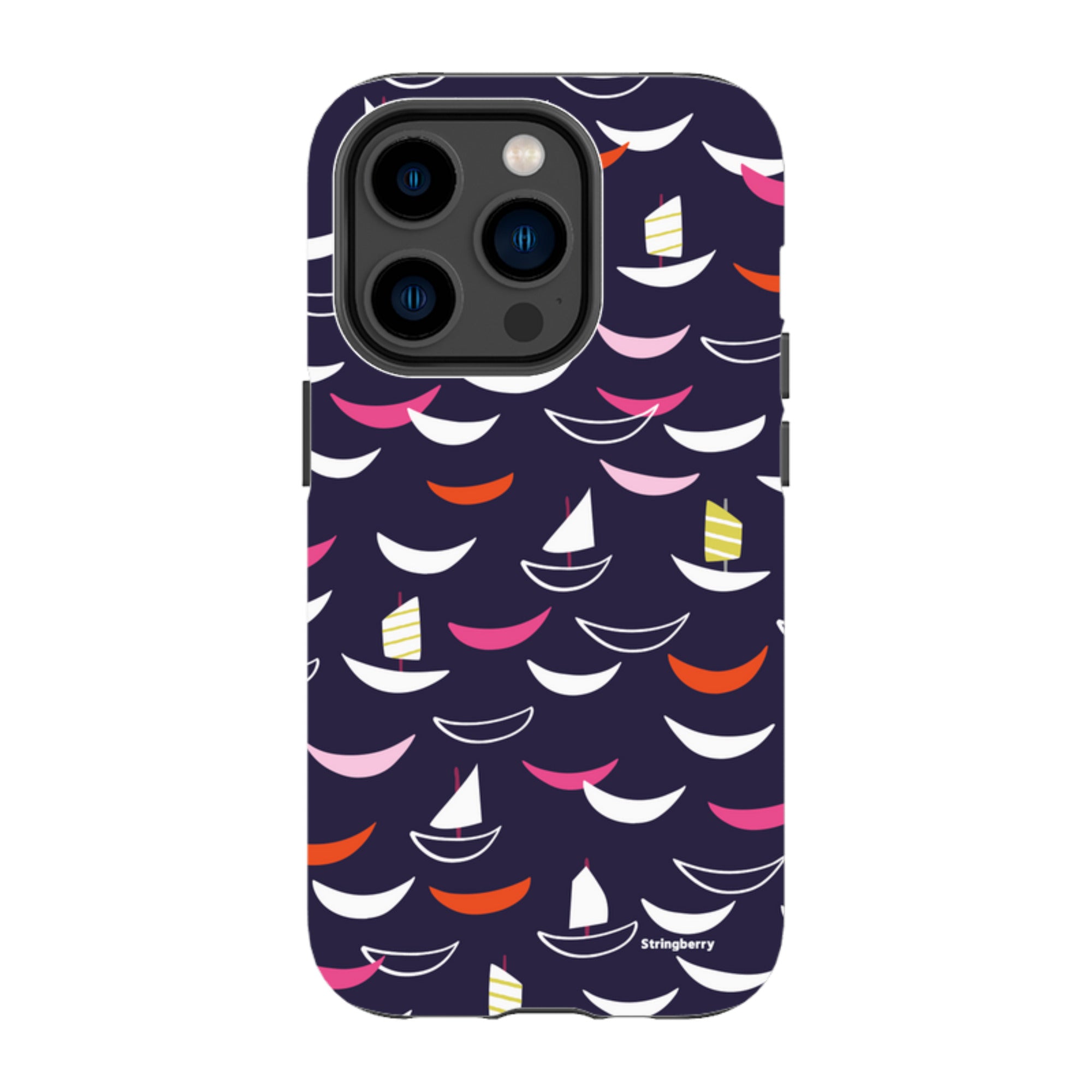 iPhone Tough Case - Little Boats By Ali Brookes