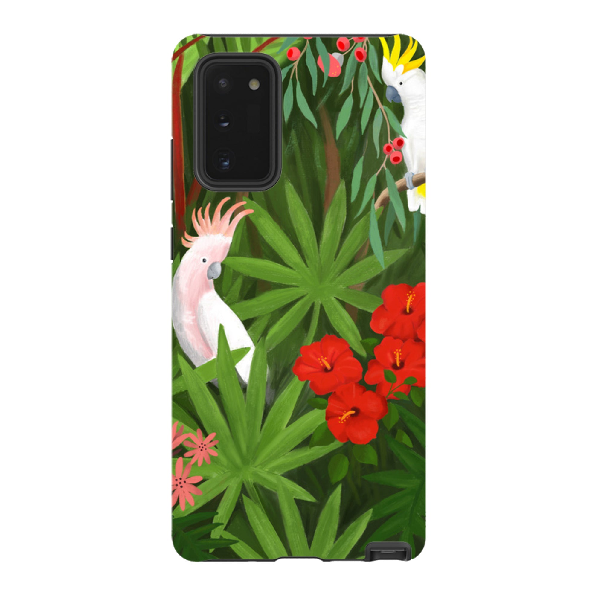 Samsung Tough Case - Cockatoo Jungle By Bex Parkin