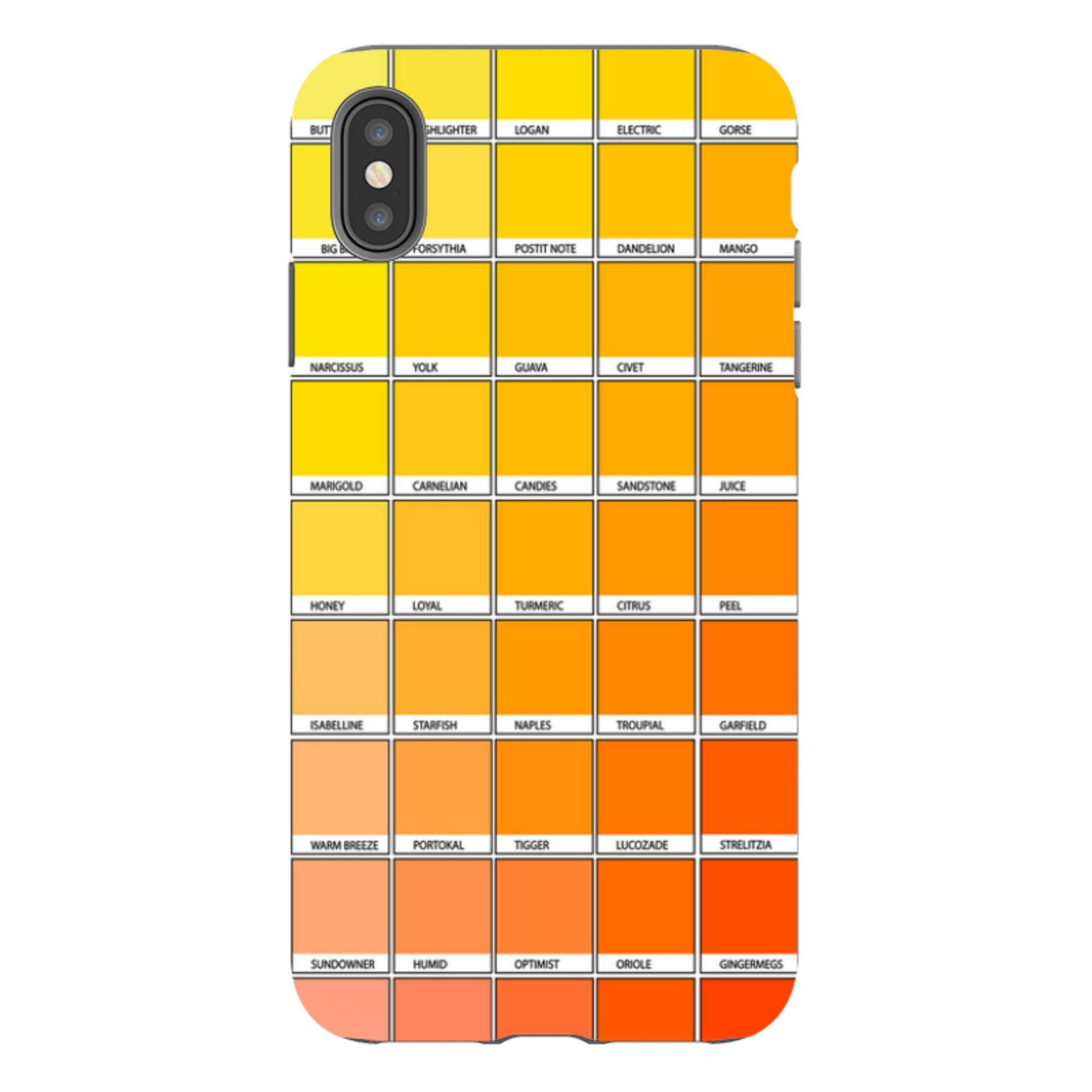 iPhone Tough Case - Yellow Chromology By Kitty Joseph