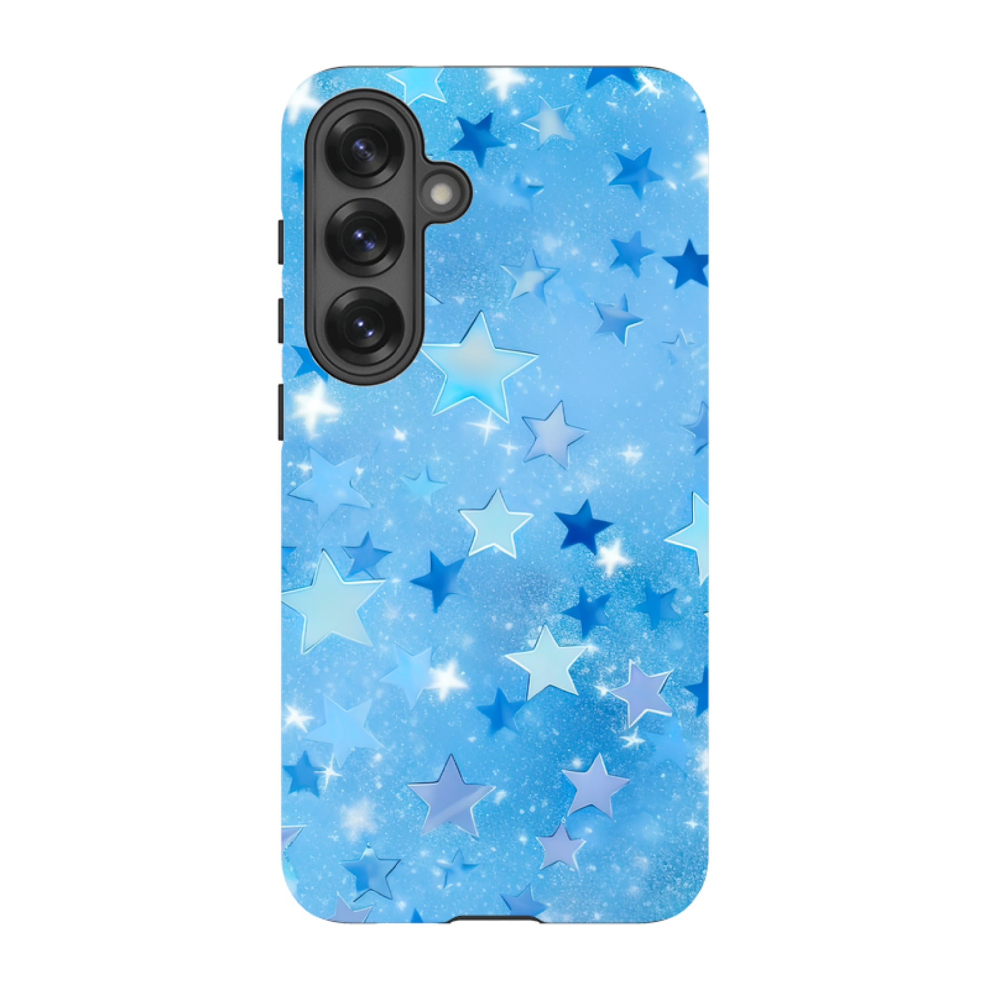Samsung Tough Case - Blue Stars II  (Case Does Not Glitter)
