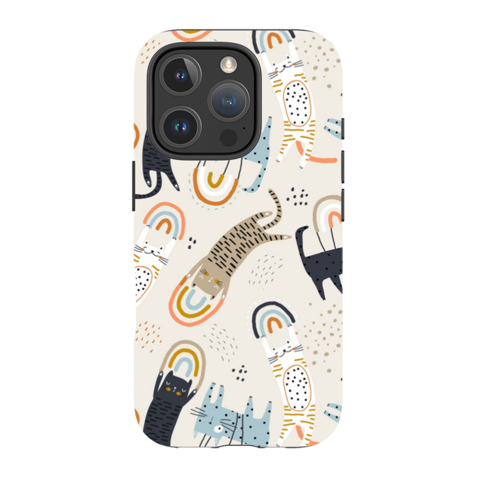 iPhone MagSafe Tough Case - Rainbow Cats