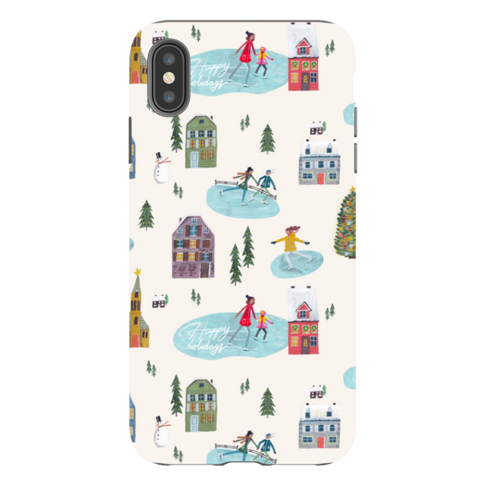 iPhone Tough Case - Happy Holidays By Caroline Bonne Muller