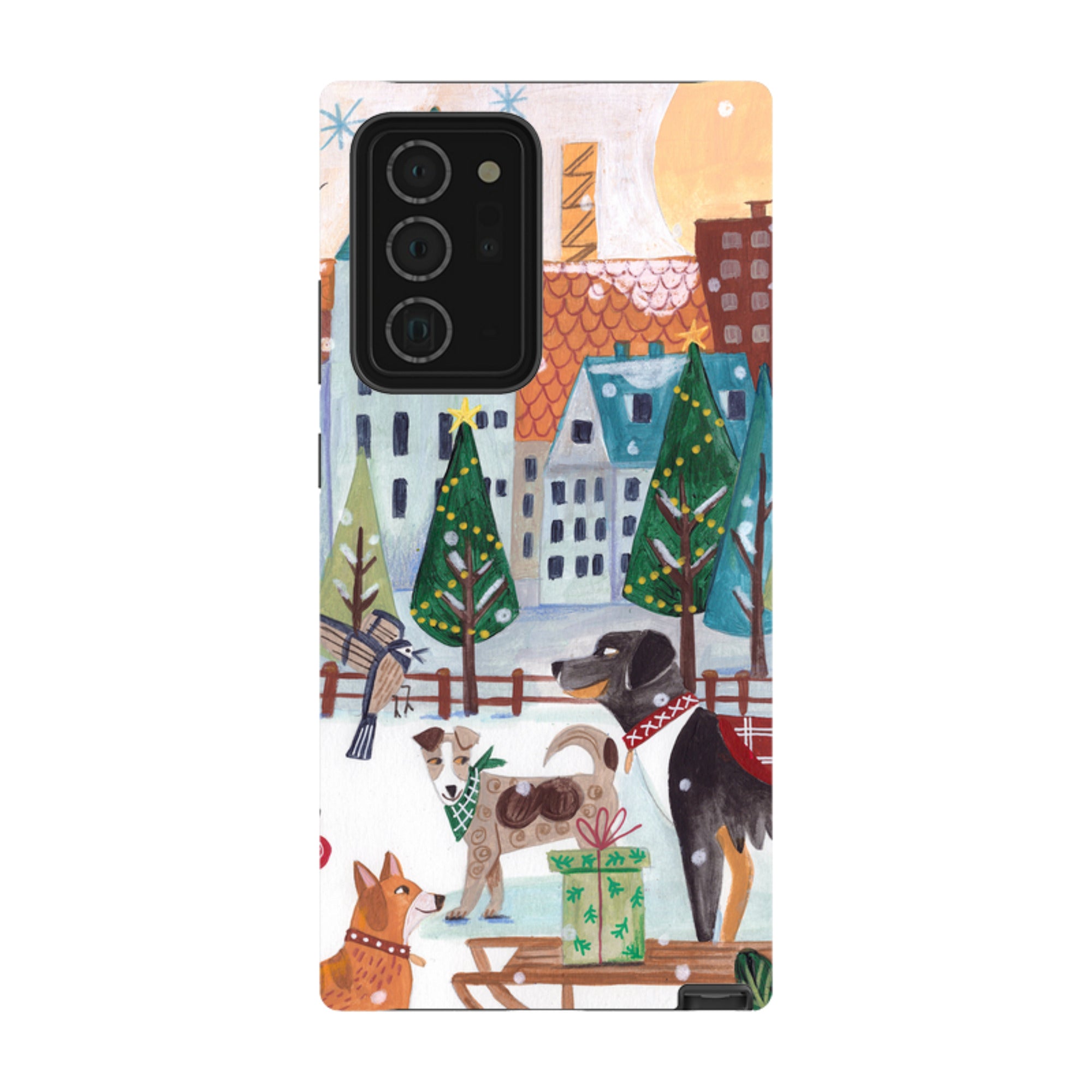 Samsung Tough Case - Christmas Dogs By Caroline Bonne Muller