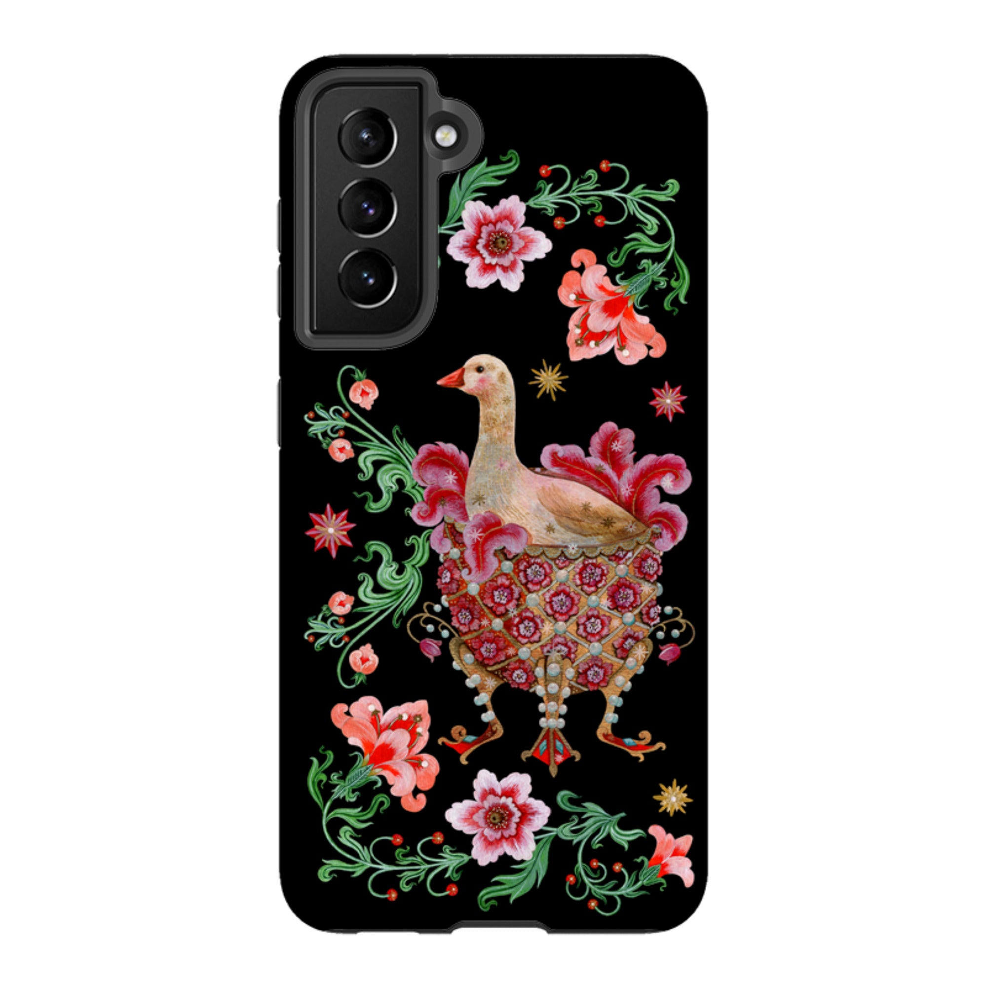 Samsung Tough  Case - Six Geese A Laying By Maria Matos