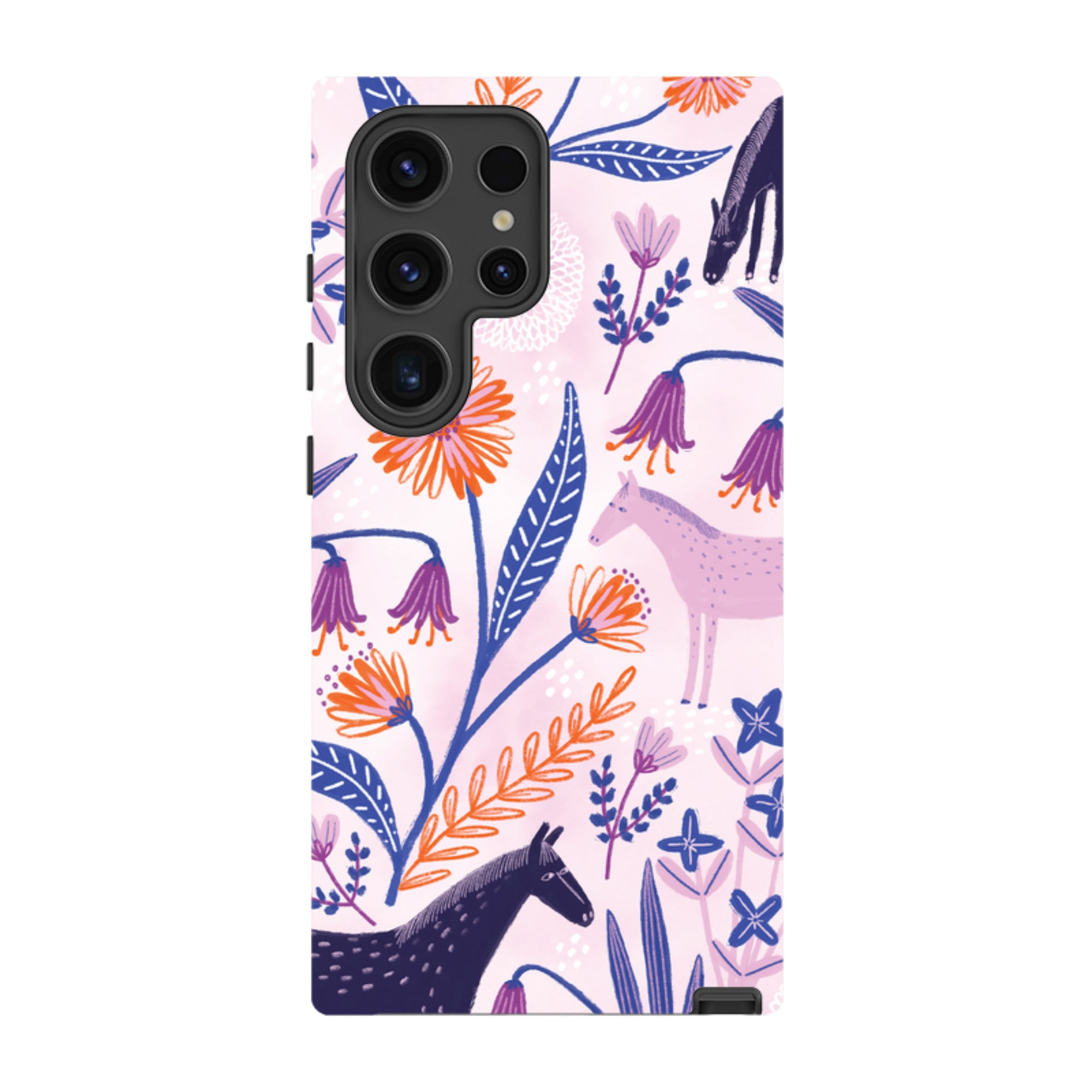 Samsung Tough Case - Wild Ponies Pink By Lee Foster Wilson