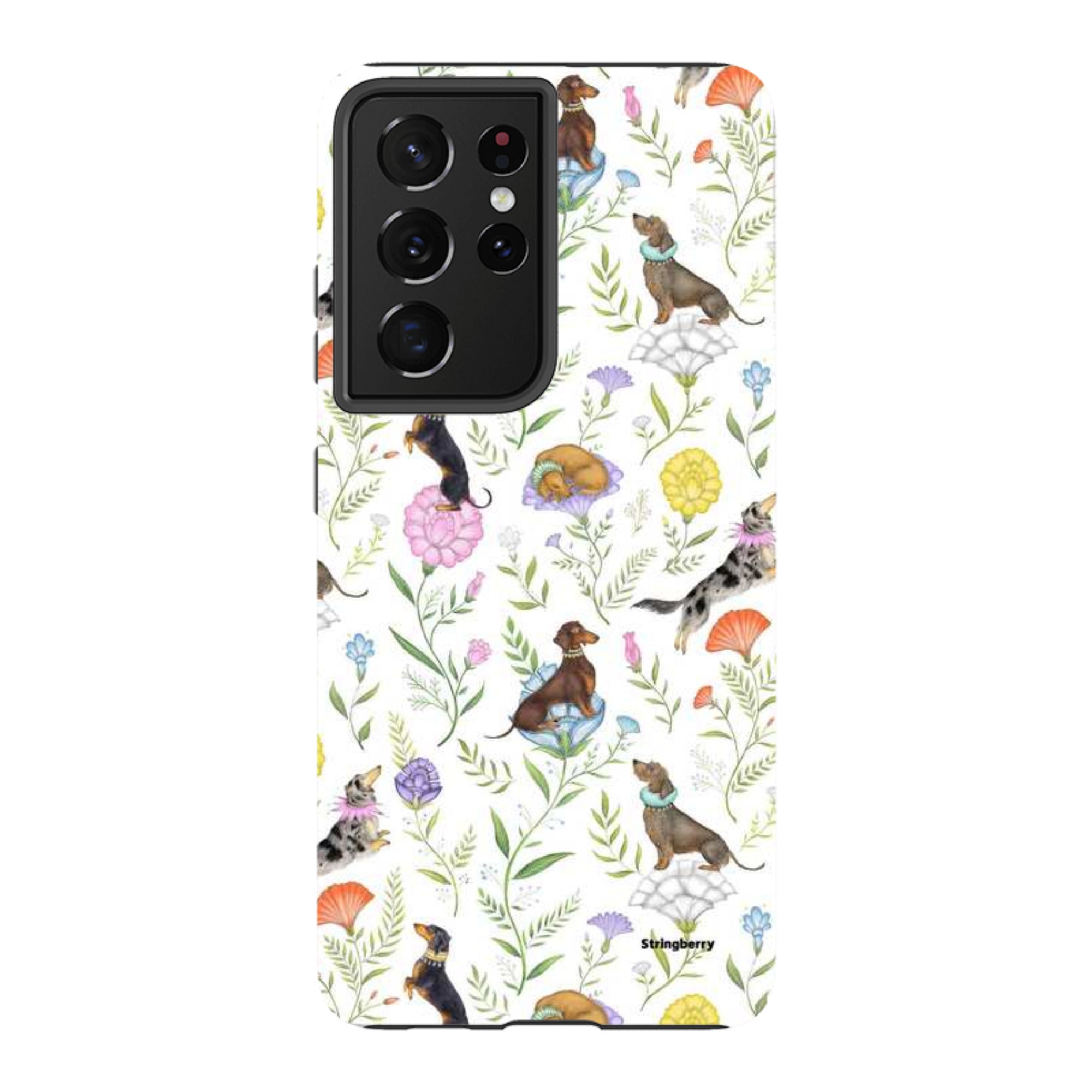 Samsung Tough Case - Doxy Day Afternoon White By Catherine Rowe