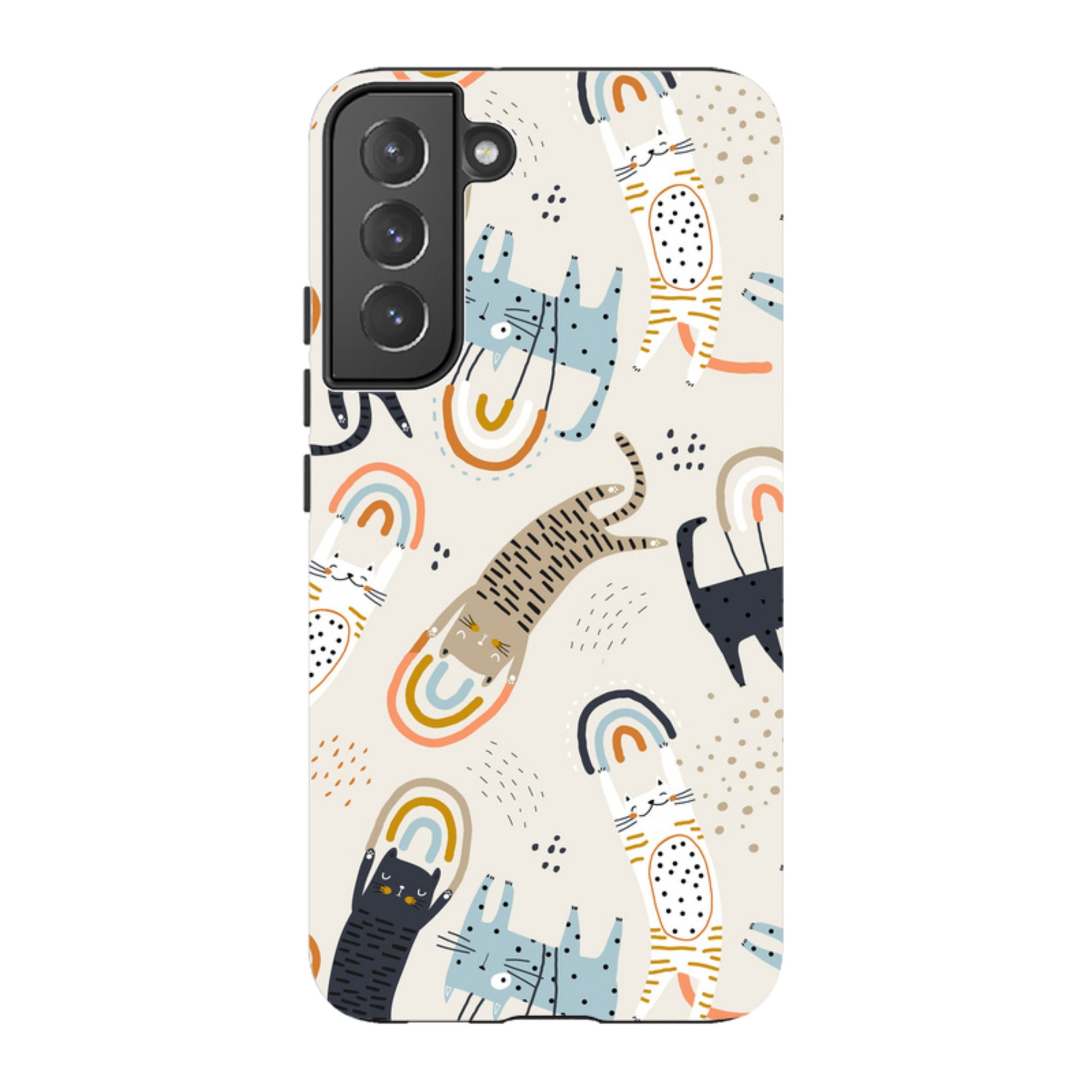 Samsung Tough Case - Rainbow Cats