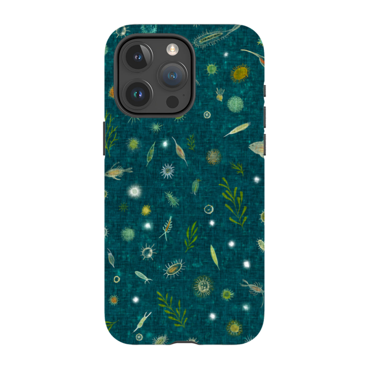 iPhone Tough Case - Plankton - Steel Blue By Katherine Quinn