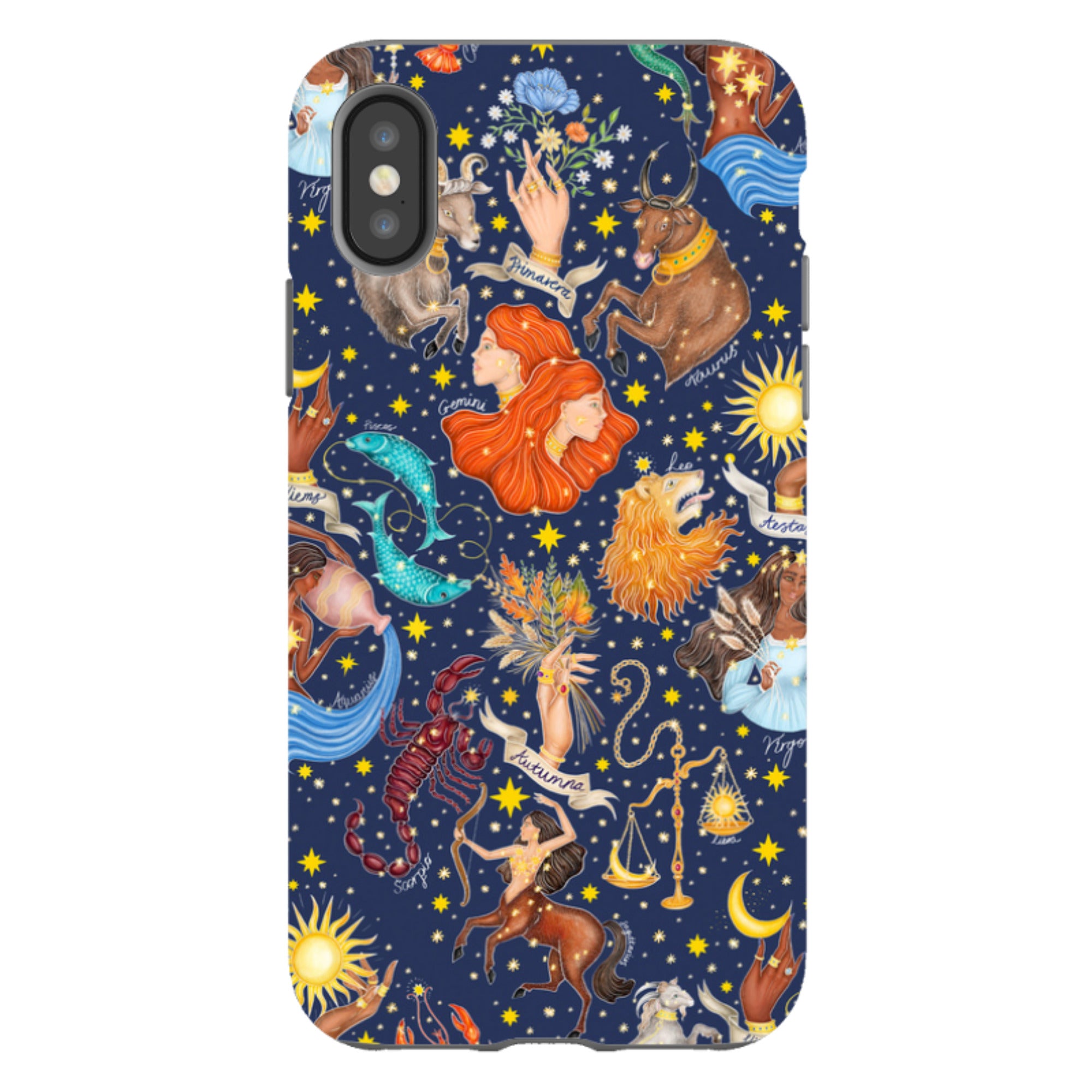 iPhone Tough Case - Zodiac Composite By Catherine Rowe