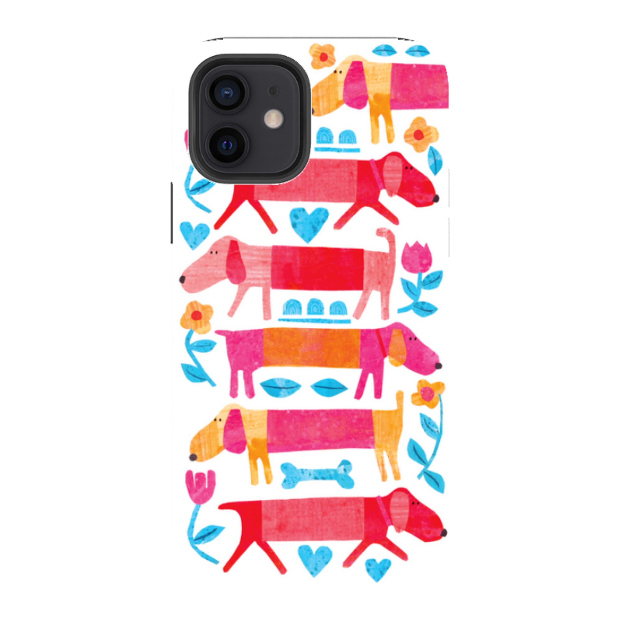 iPhone Tough Case - Sausage Dog By Tracey English