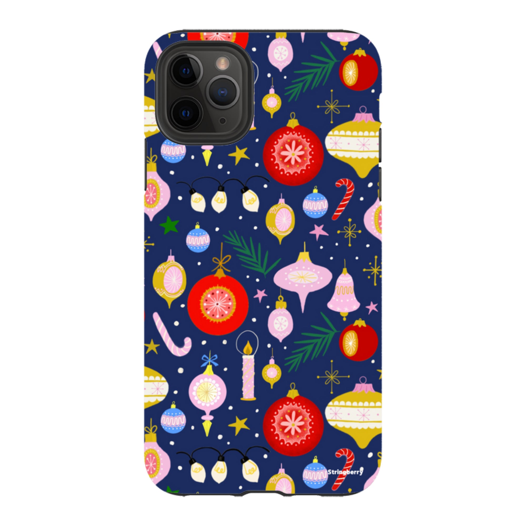 iPhone Tough Case - Xmas Pattern II By Bex Parkin