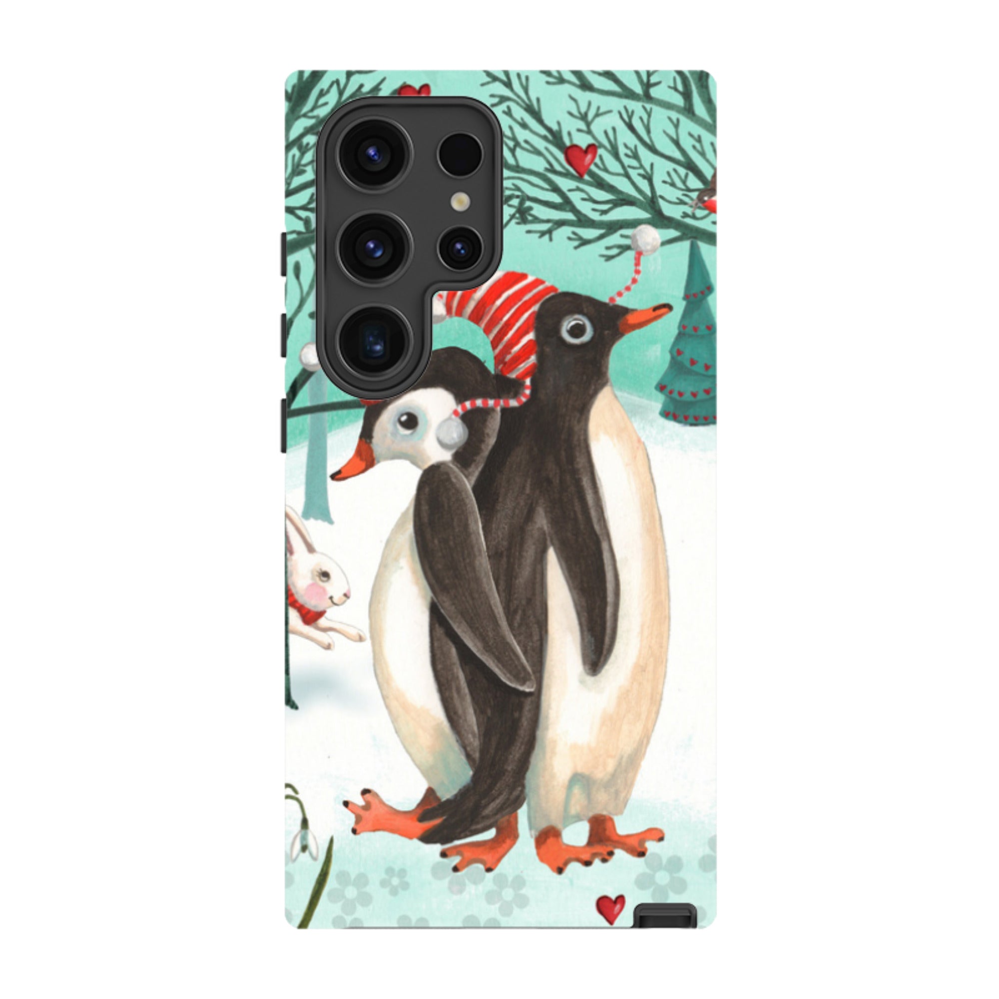 Samsung Tough Case - Winter Together By Caroline Bonne Muller