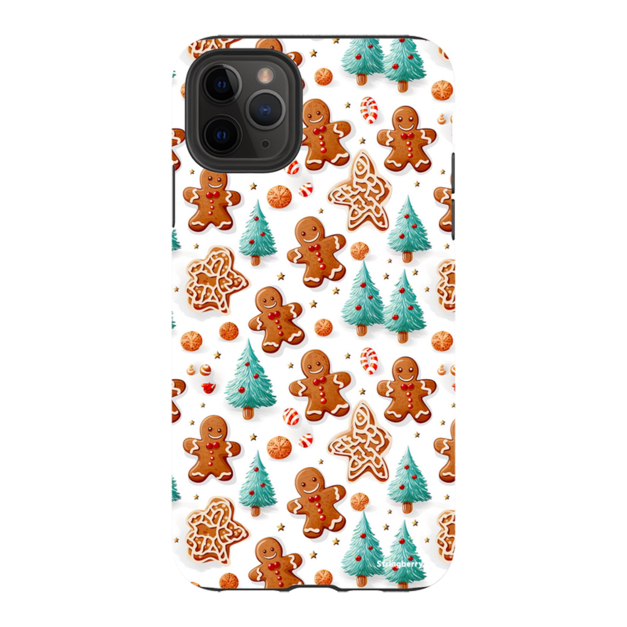 iPhone Tough Case - Ginger Bread Xmas