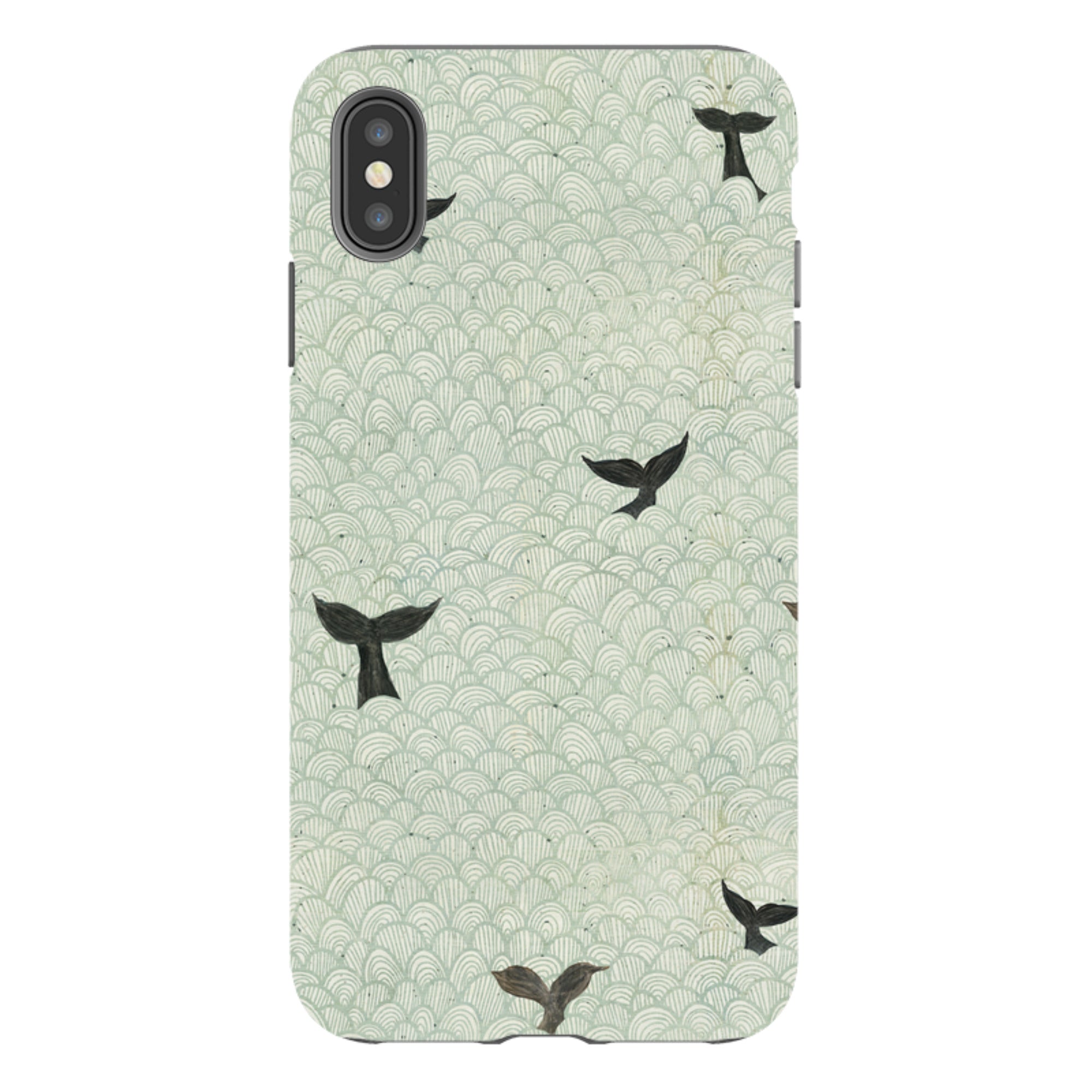 iPhone Tough Case - Whale Tails By Katherine Quinn