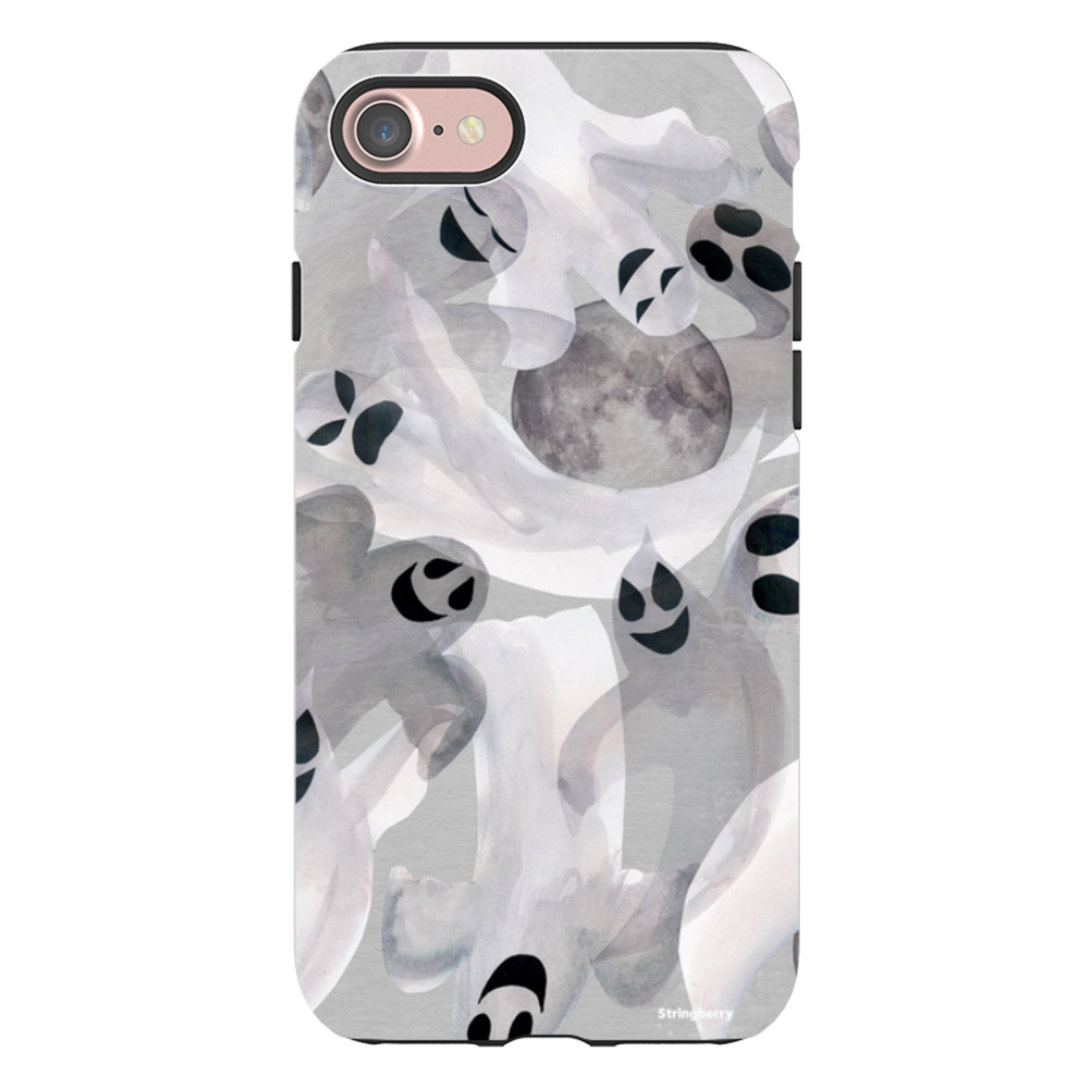 iPhone Tough Case - Ghosts and Moons By Tracey English