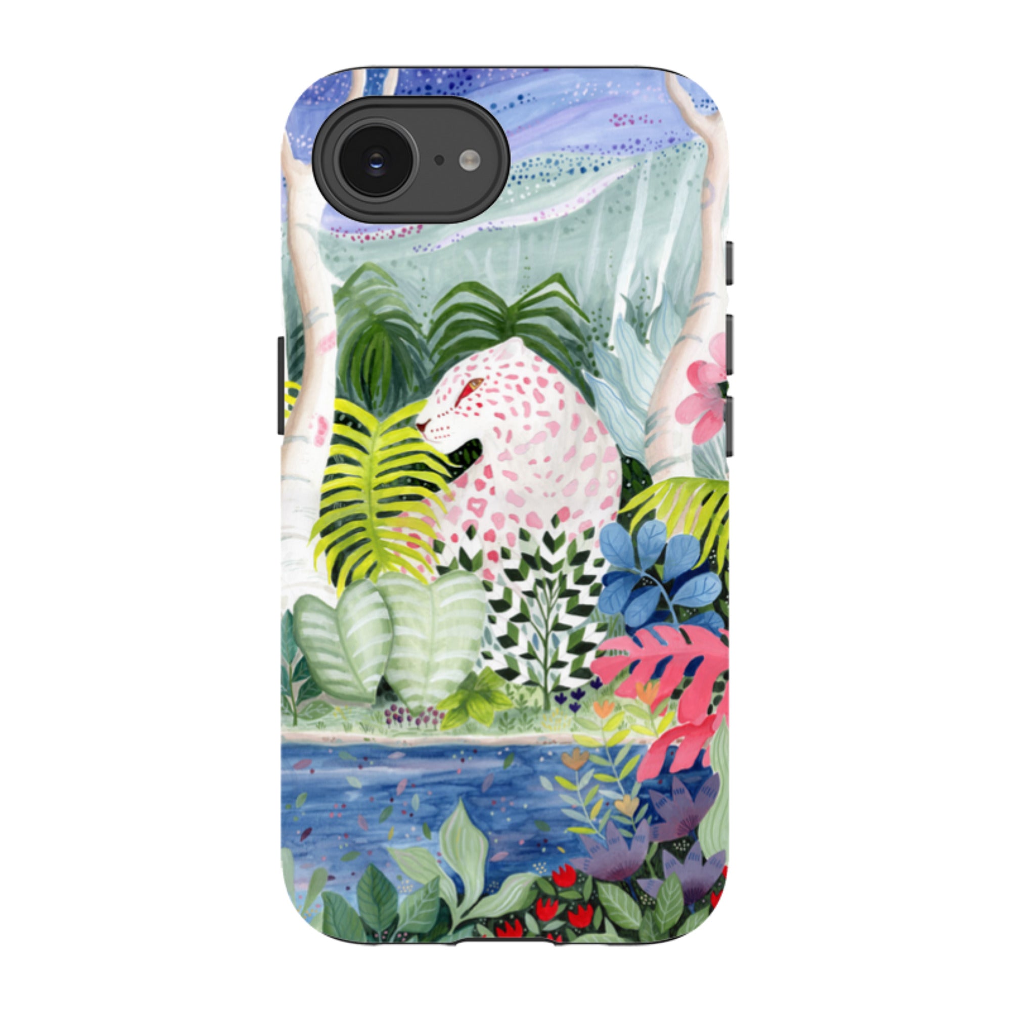 iPhone Tough Case - Cosmic Leopard By Bex Parkin