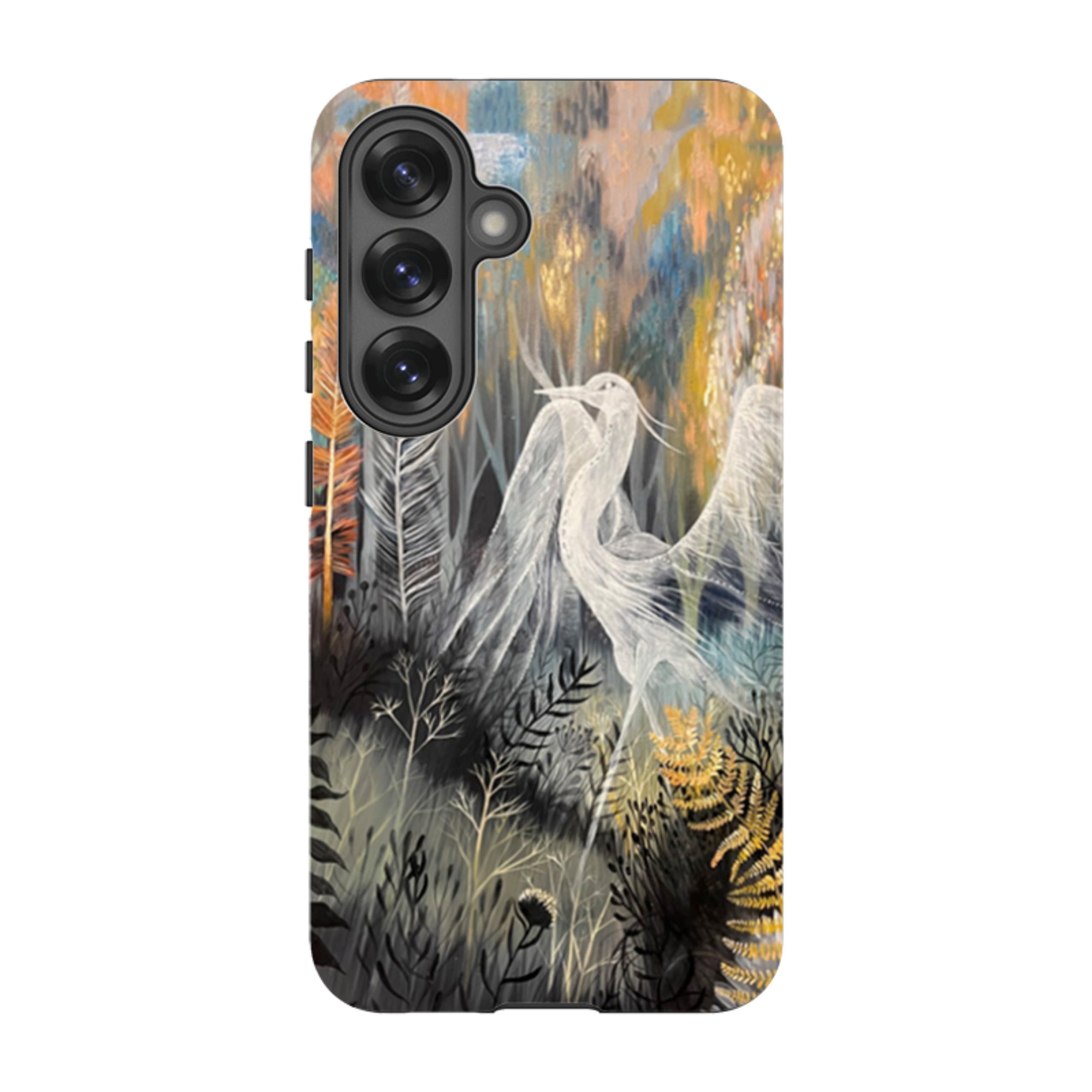 Samsung Tough Case - Ghost Heron By Mia Underwood