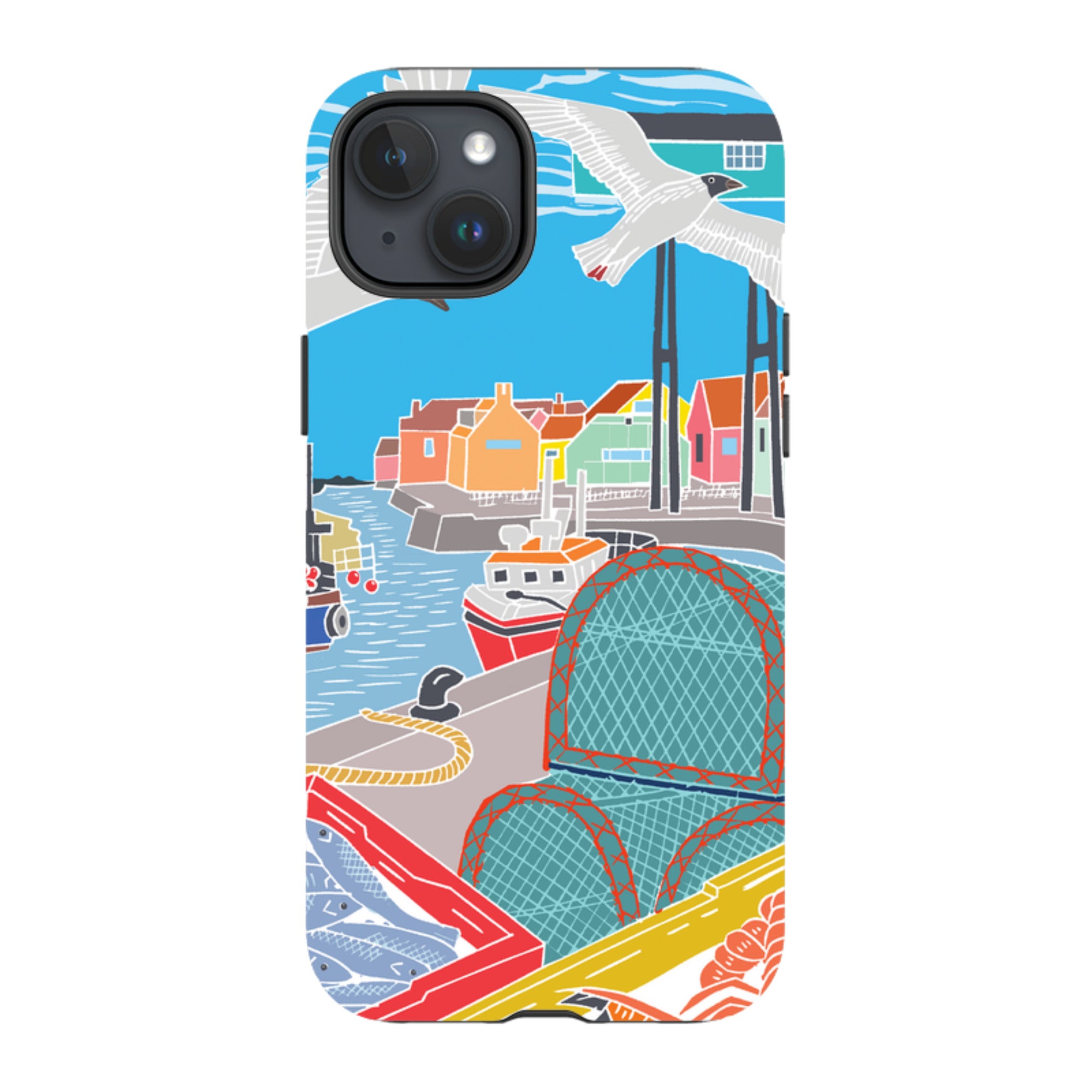 iPhone Tough Case - Bright Houses By Kate Heiss