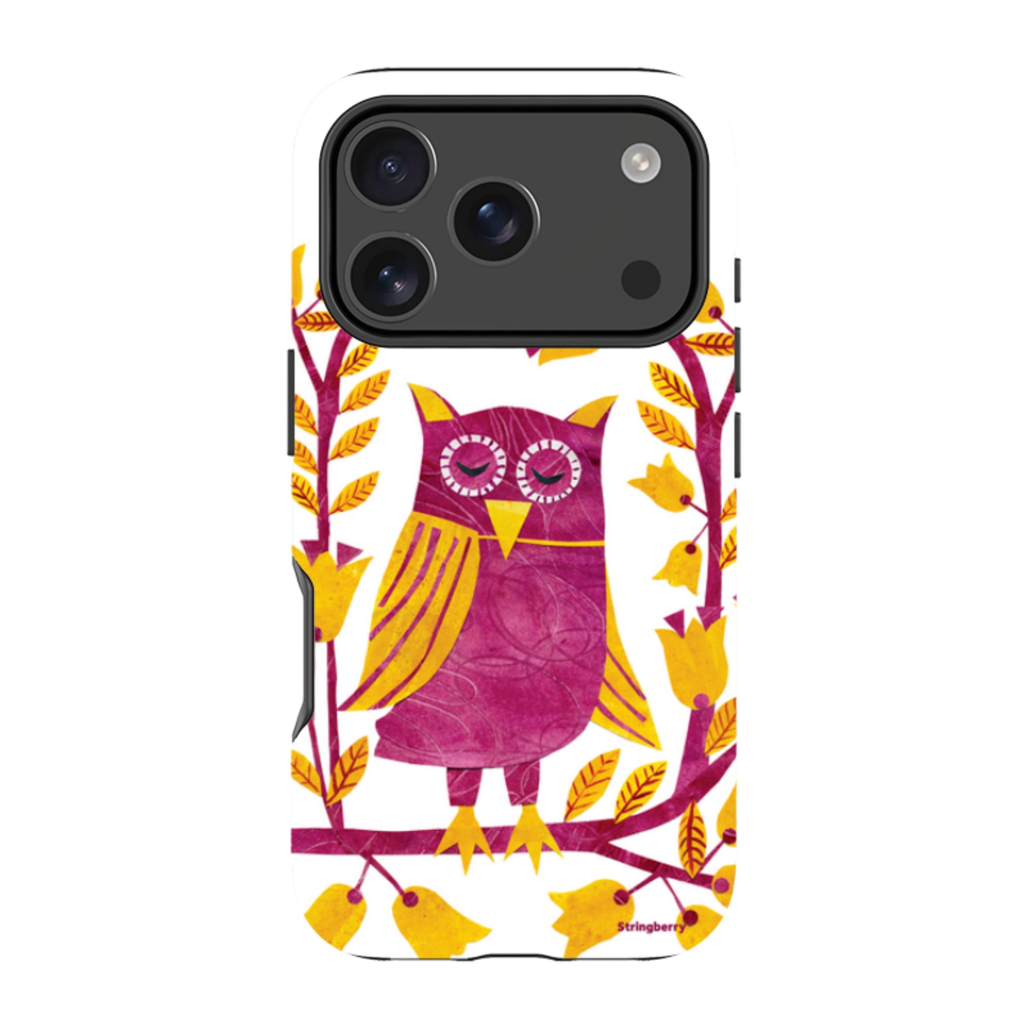 iPhone MagSafe Tough Case - Folk Owl By Tracey English
