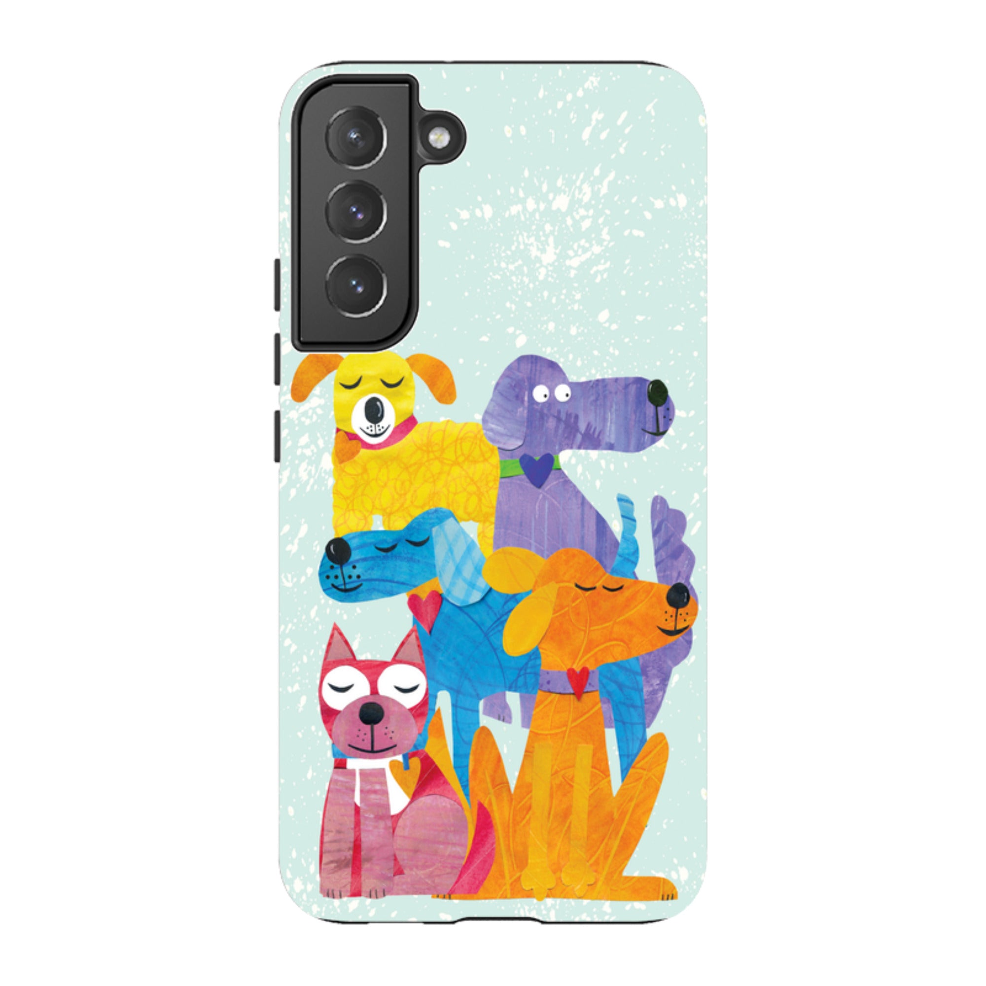 Samsung Tough Case - Patch Work Pups By Tracey English