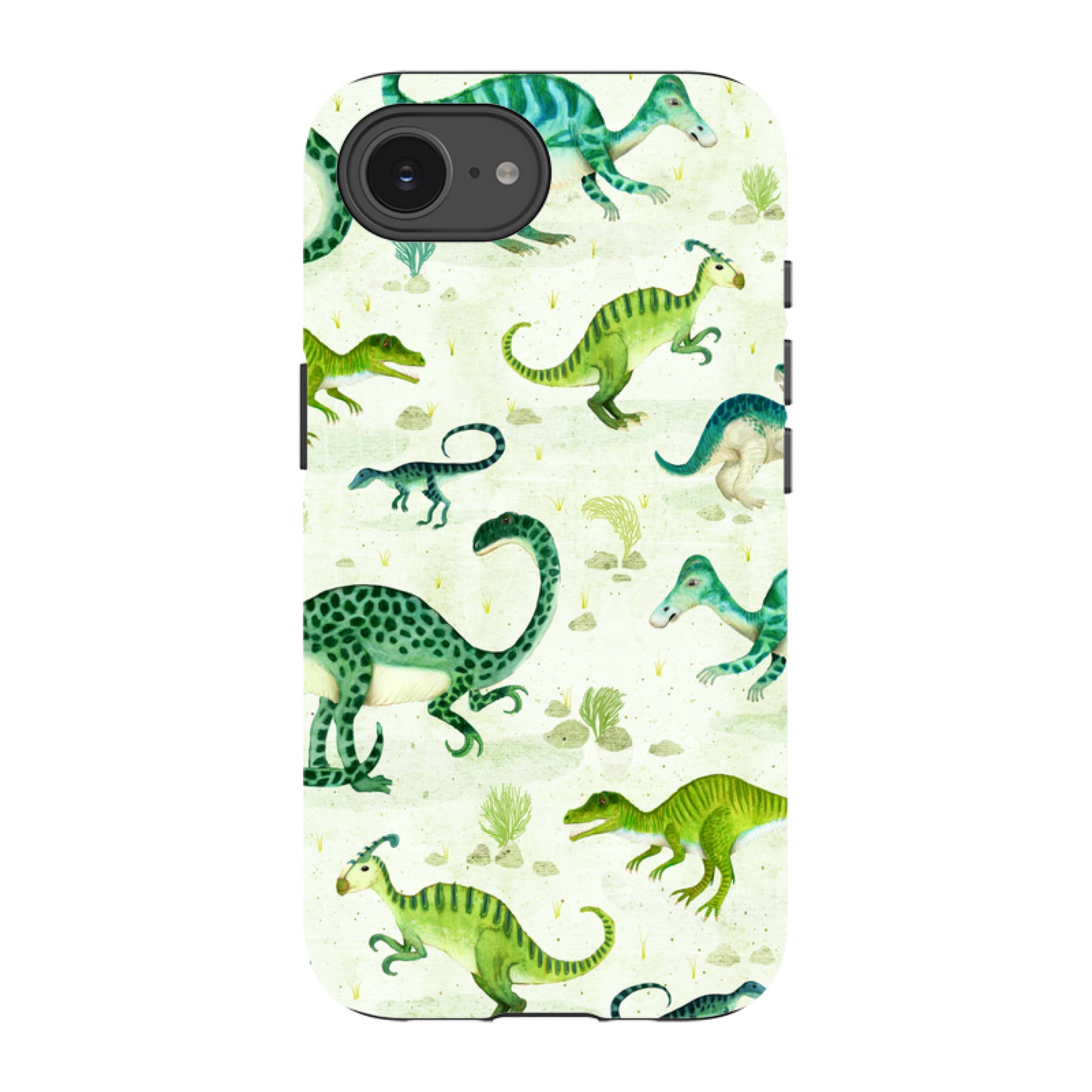 iPhone Tough Case - Dinoland By Katherine Quinn