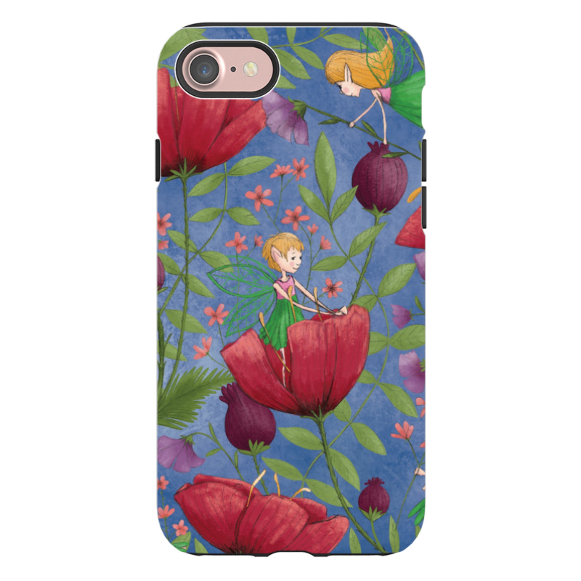 iPhone Tough Case - Fairies And Flowers By Maja Lindberg