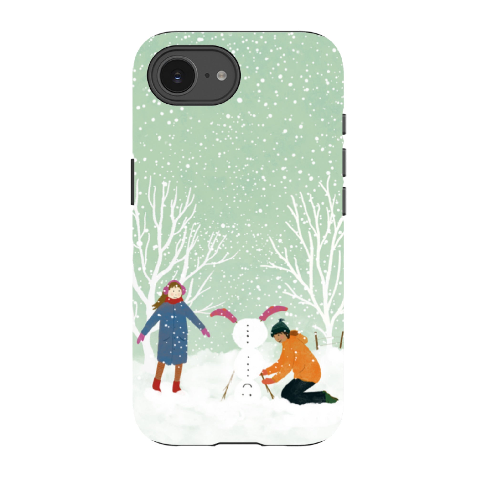 iPhone Tough Case - Snowball Building By Katherine Quinn