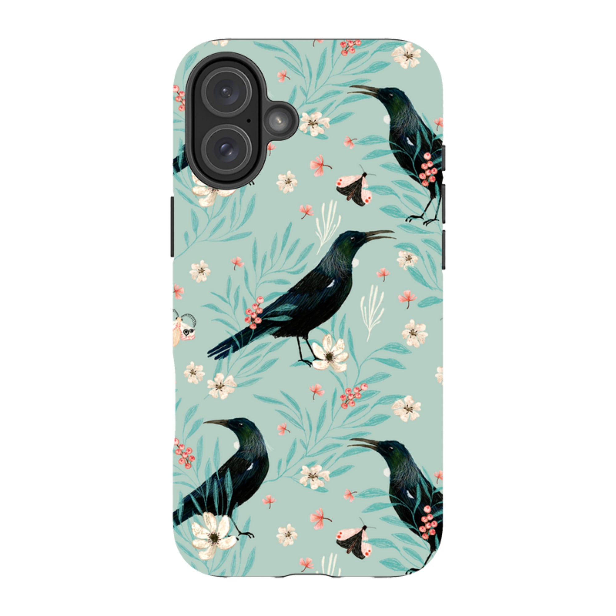 iPhone Tough Case - Tui Light Blue By Katherine Quinn