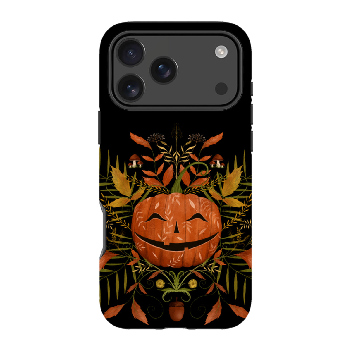 iPhone Tough Case - Happy Pumpkin By Maja Lindberg