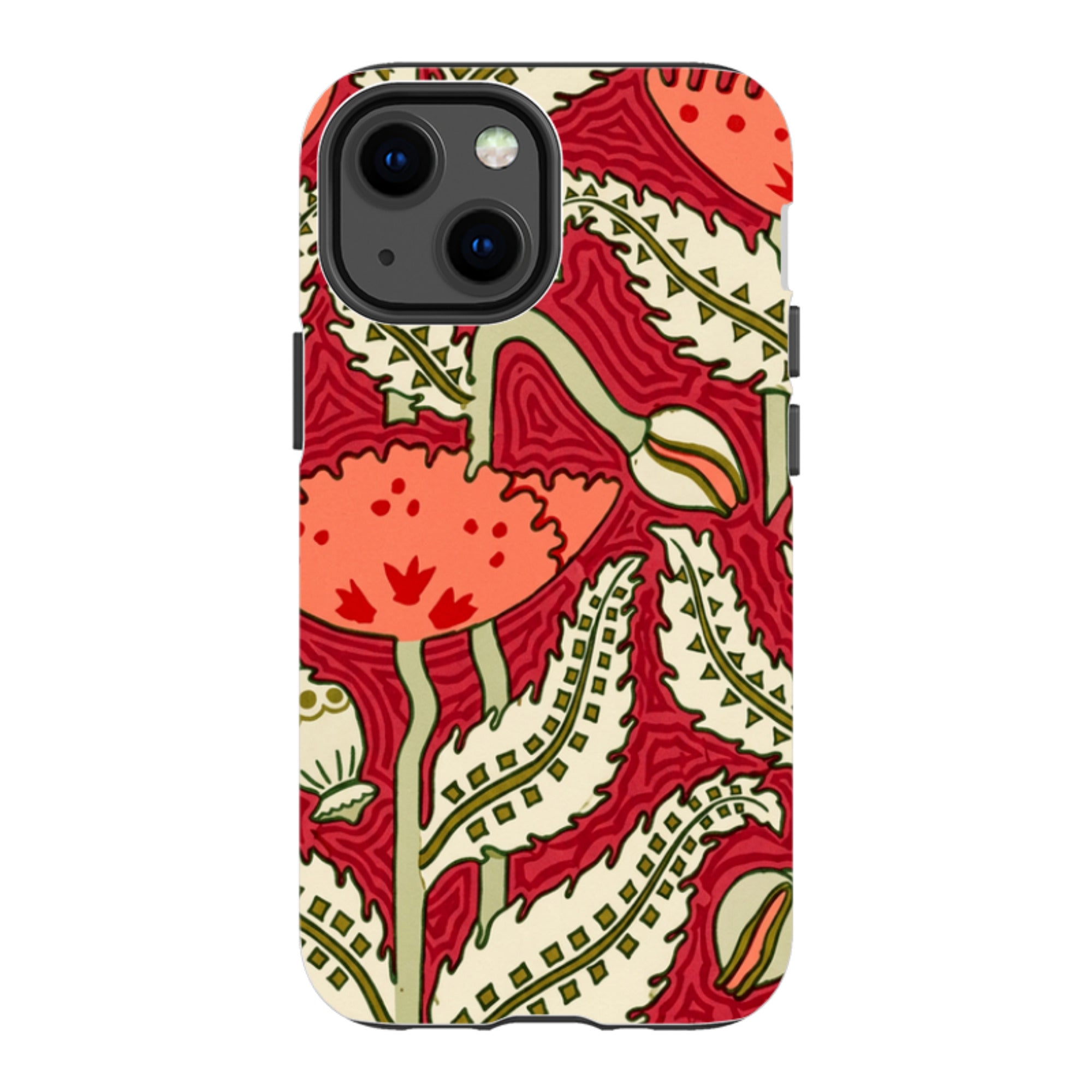 iPhone Tough Case - William Morris Red Floral